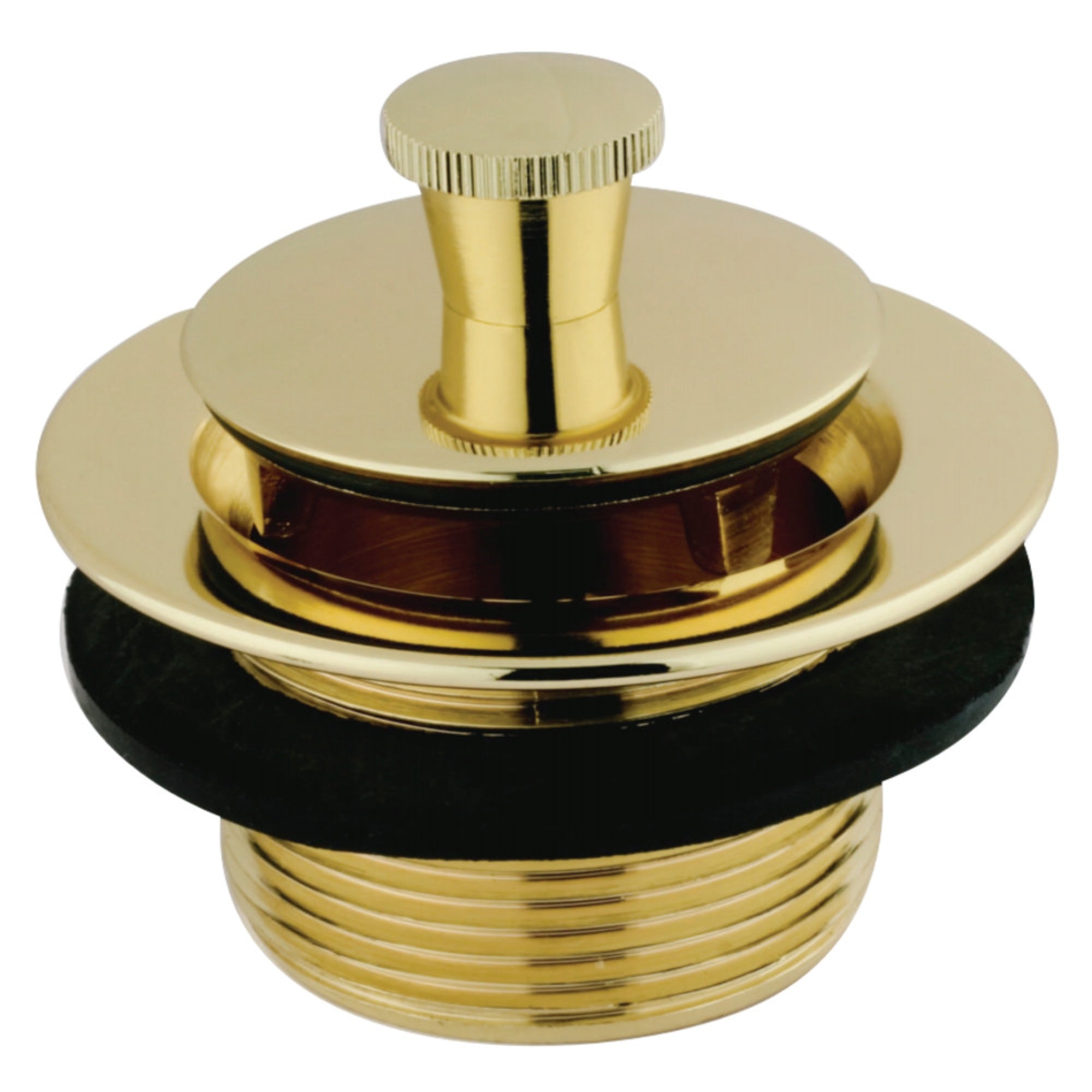 Kingston Brass Dll202 Brass Lift & Lock Tub Drain, Polished Brass