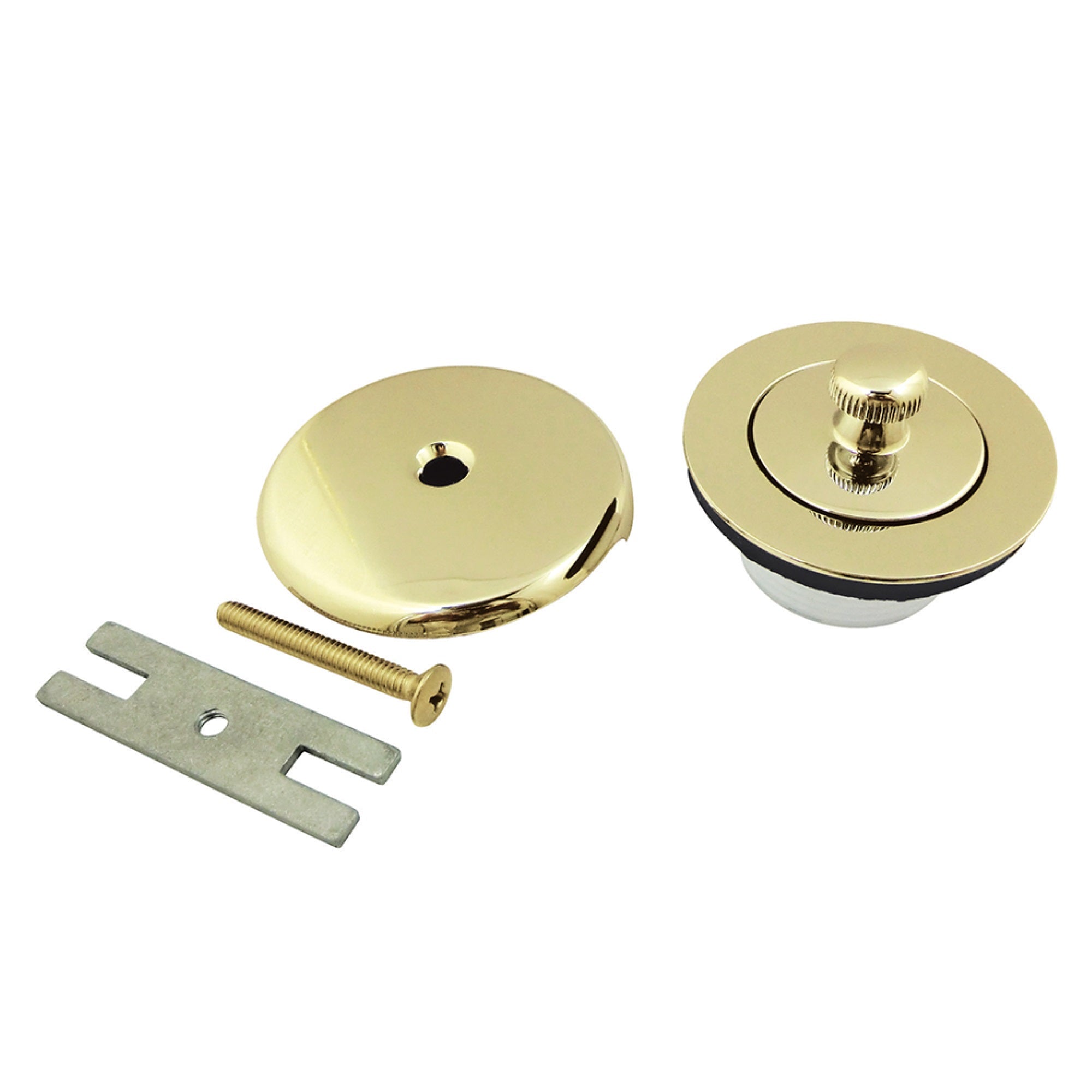 Kingston Brass Dlt5301A2 Lift & Turn Tub Drain Kit, Polished Brass