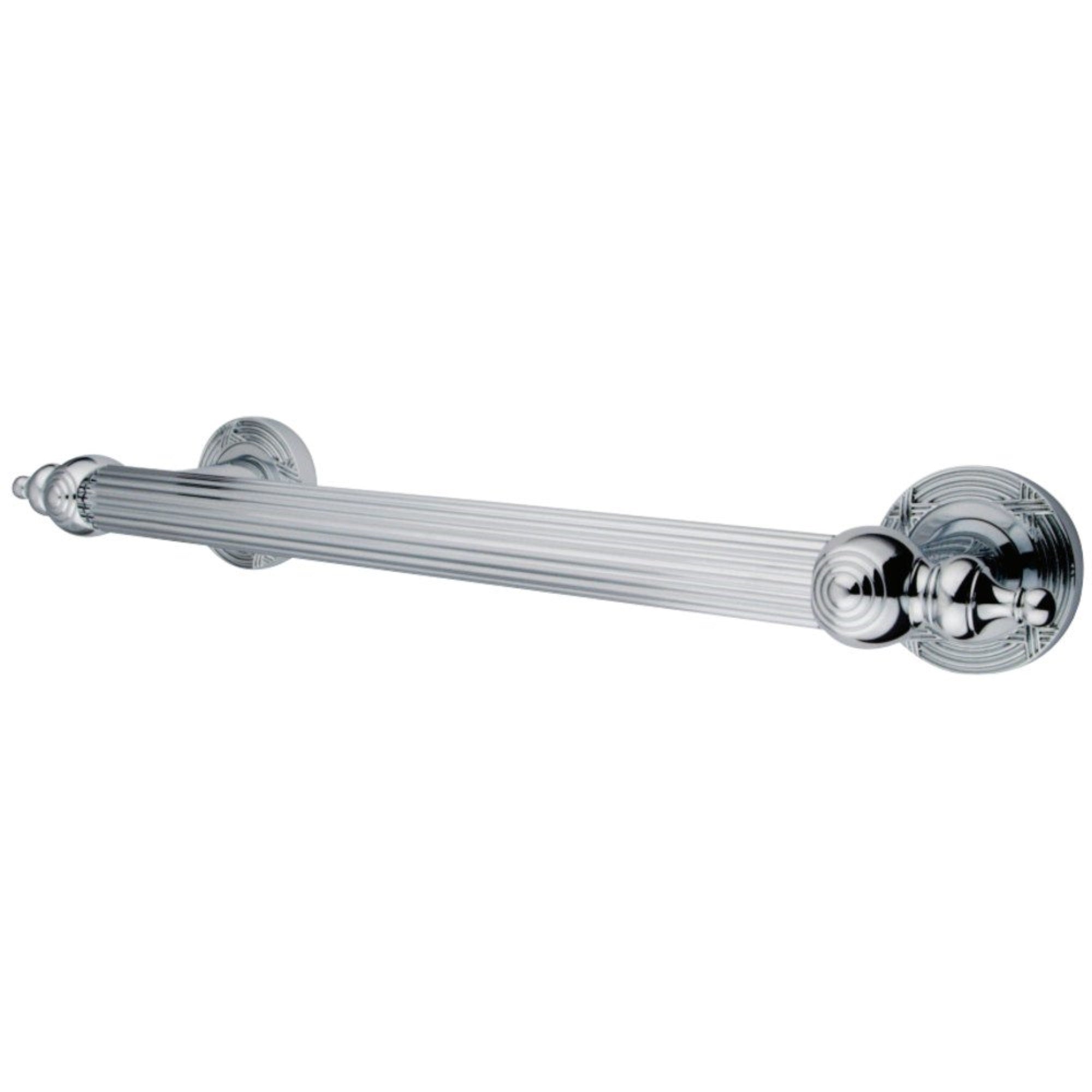 Kingston Brass Dr710121 Templeton 12'' Decorative Grab Bar, Polished Chrome
