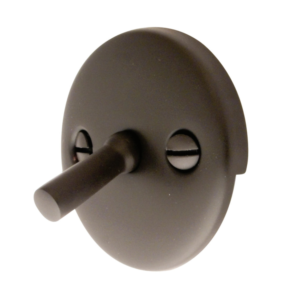 Kingston Brass Dtl105 Round Overflow Plate With Trip Lever Drain, Oil Rubbed Bronze