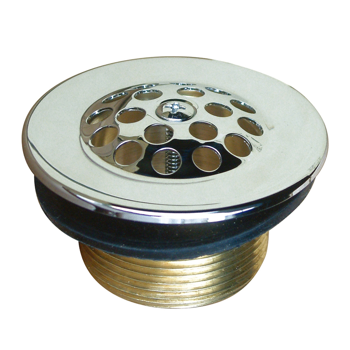 Kingston Brass Dtl201 Tub Drain Strainer And Grid, Polished Chrome
