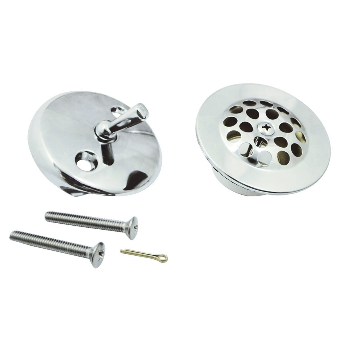 Kingston Brass Dtl5305A1 Grid Tub Drain Kit, Polished Chrome