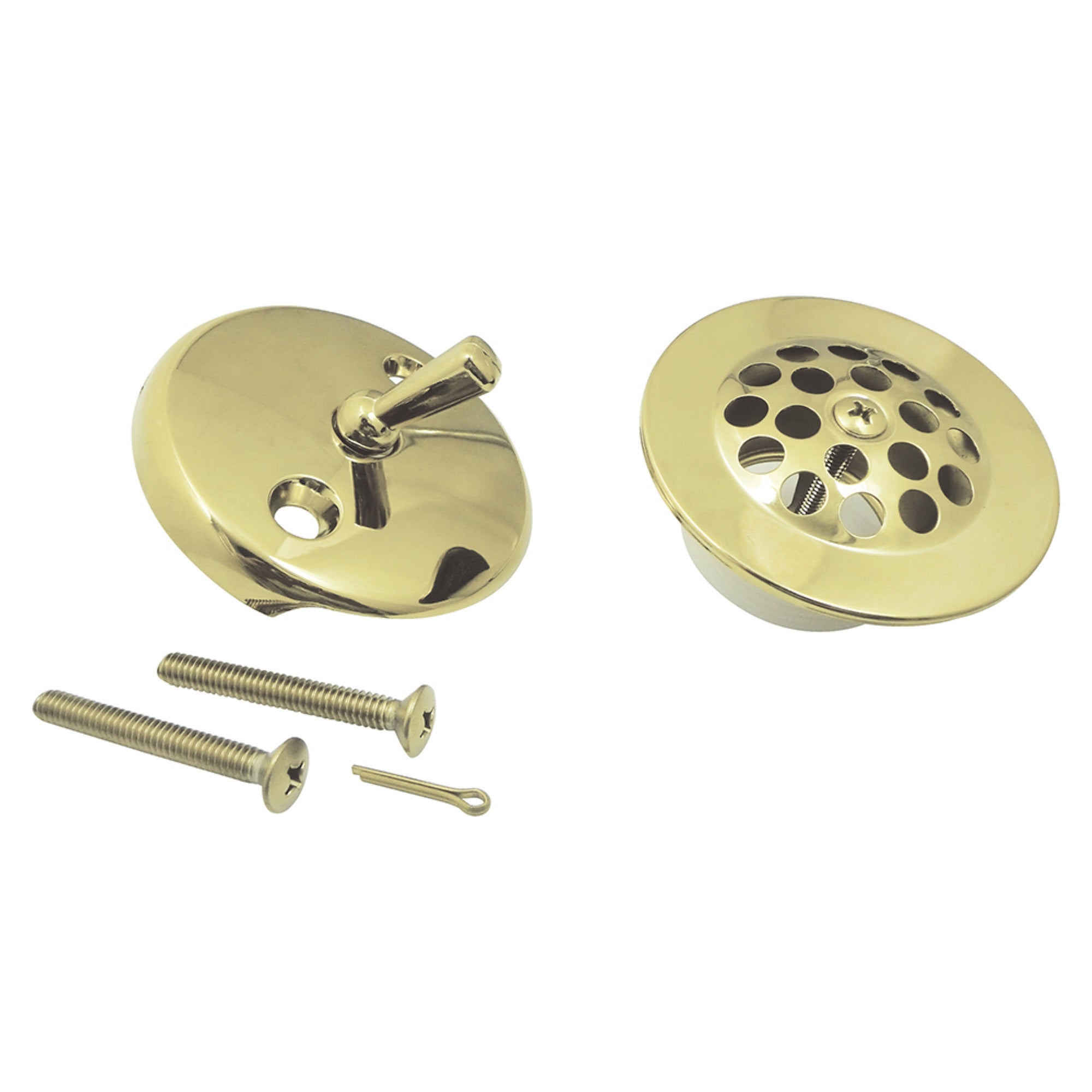 Kingston Brass Dtl5305A2 Grid Tub Drain Kit, Polished Brass