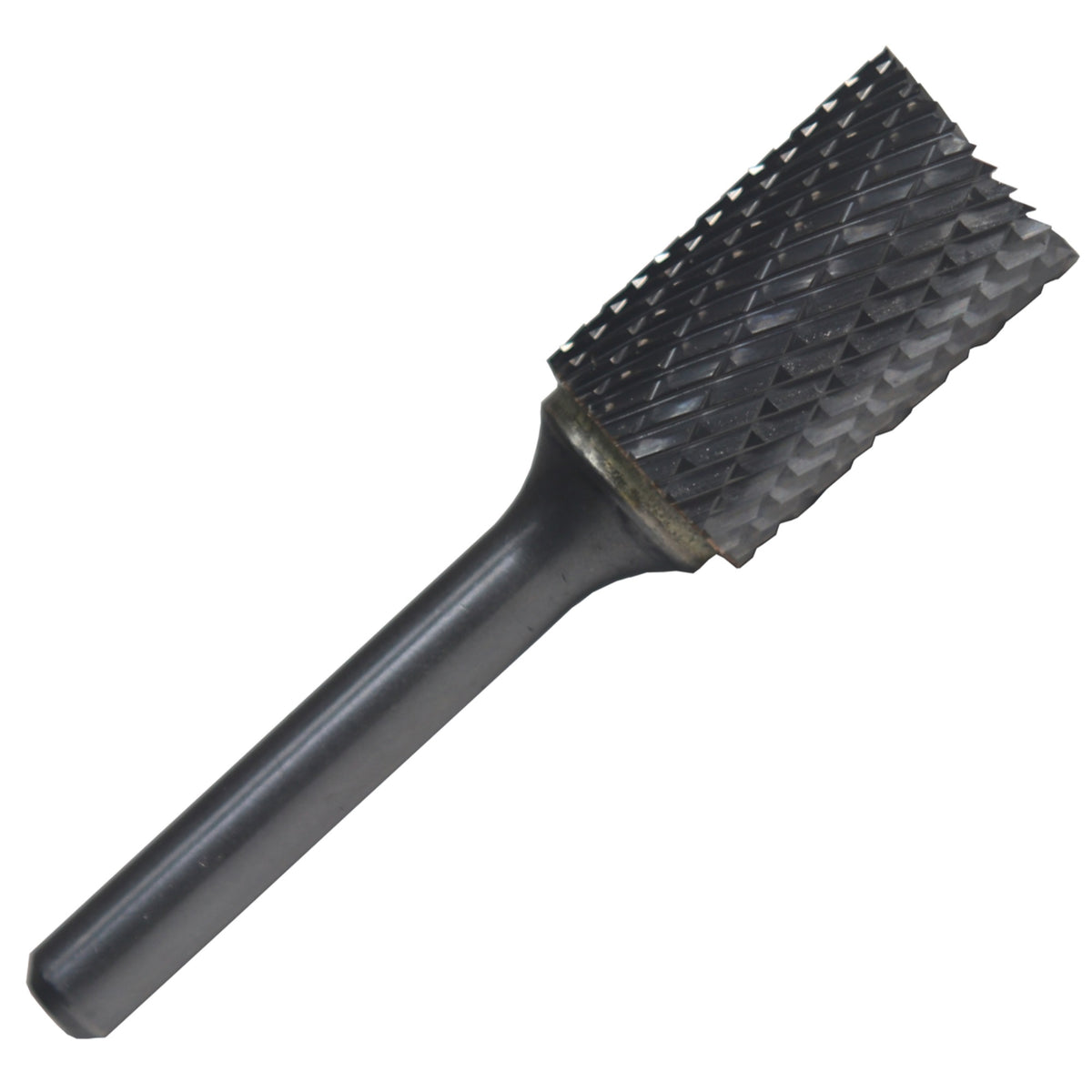 Sb4 7/16'' X 1'' Cylindrical End Cut Carbide Burr 1/4 Shank, Dulsb4