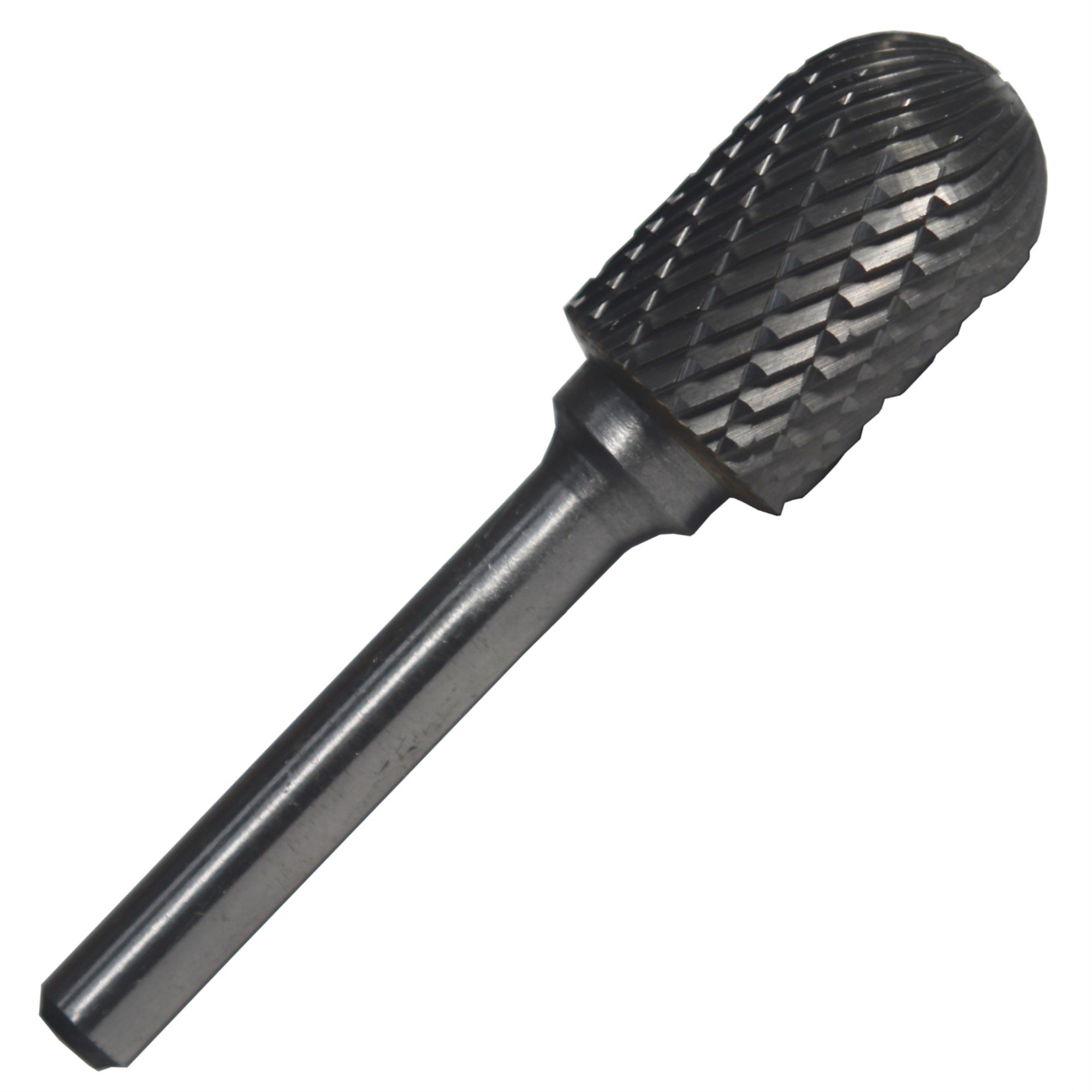 Sc1X6'' 1/4'' X 5/8'' Cyl Radius End Carbide Burr 1/4'' Shank 6''Oal, Dulsc1X6