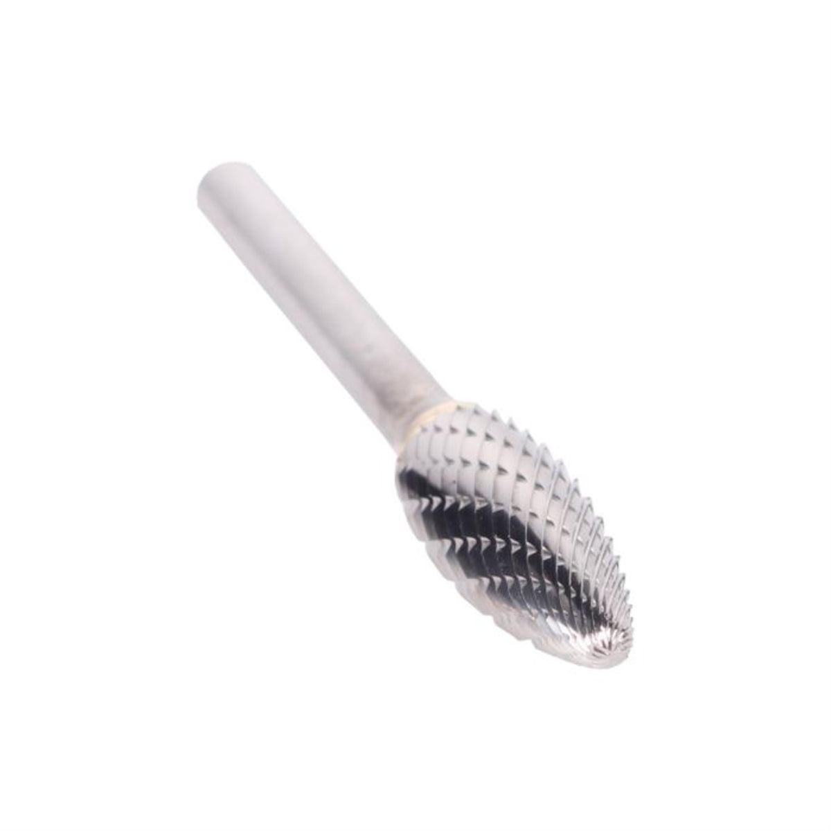 Sh6 5/8'' X 1-7/16'' Flame Carbide Burr 1/4 Shank, Dulsh6