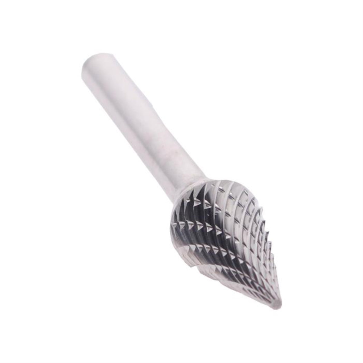 Sm5 1/2'' X 7/8'' Cone Pointed End Carbide Burr 1/4'' Shank, Dulsm5