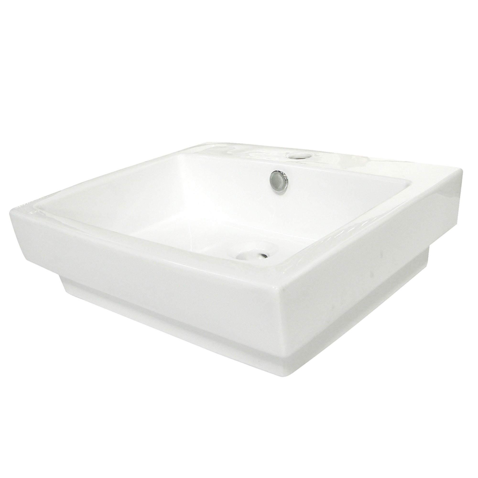 Fauceture Ev4024 Plaza Vessel Sink, White