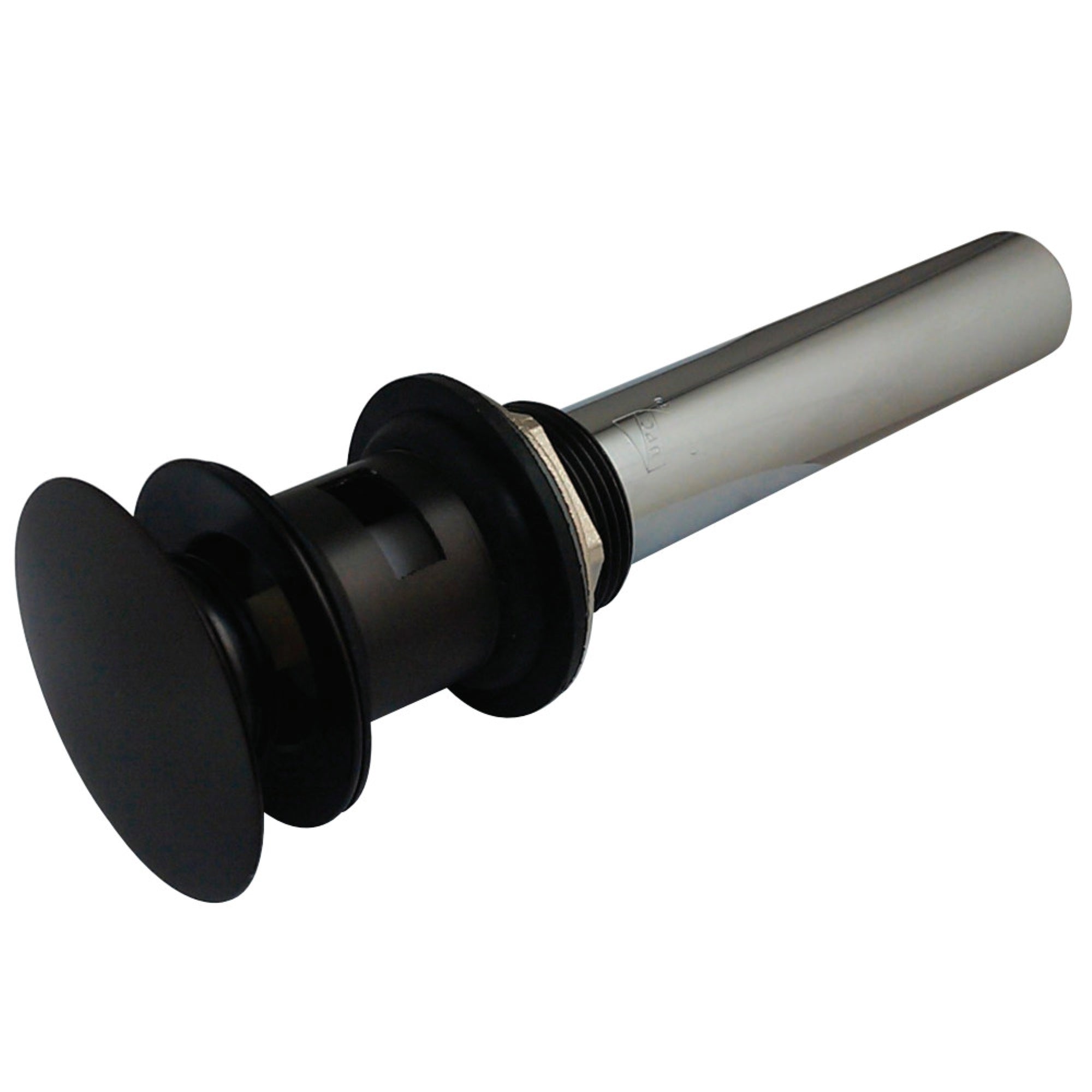 Kingston Brass Ev6005 Push Pop-Up Drain With Overflow Hole, 22 Gauge, Oil Rubbed Bronze