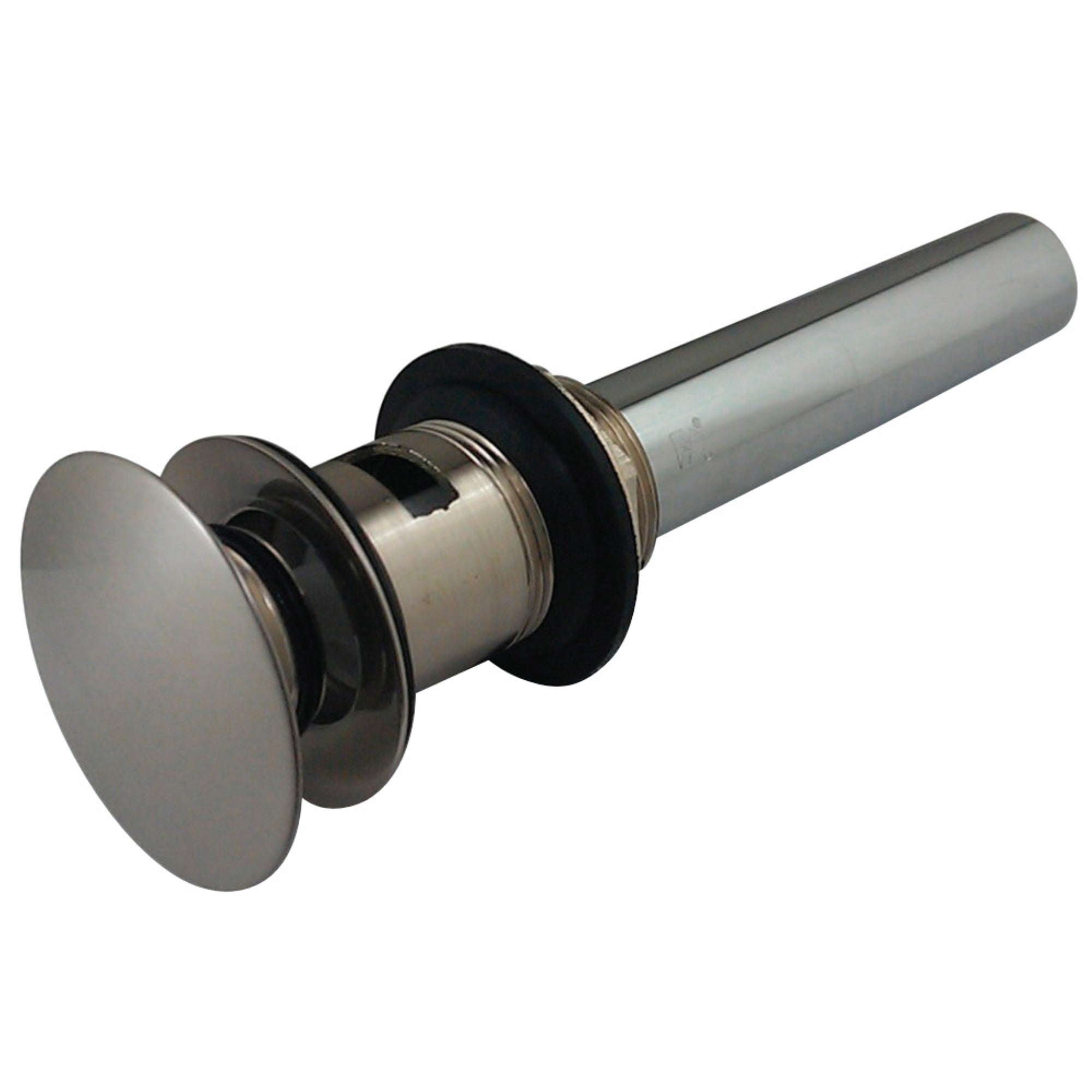 Kingston Brass Ev6008 Push Pop-Up Drain With Overflow Hole, 22 Gauge, Brushed Nickel