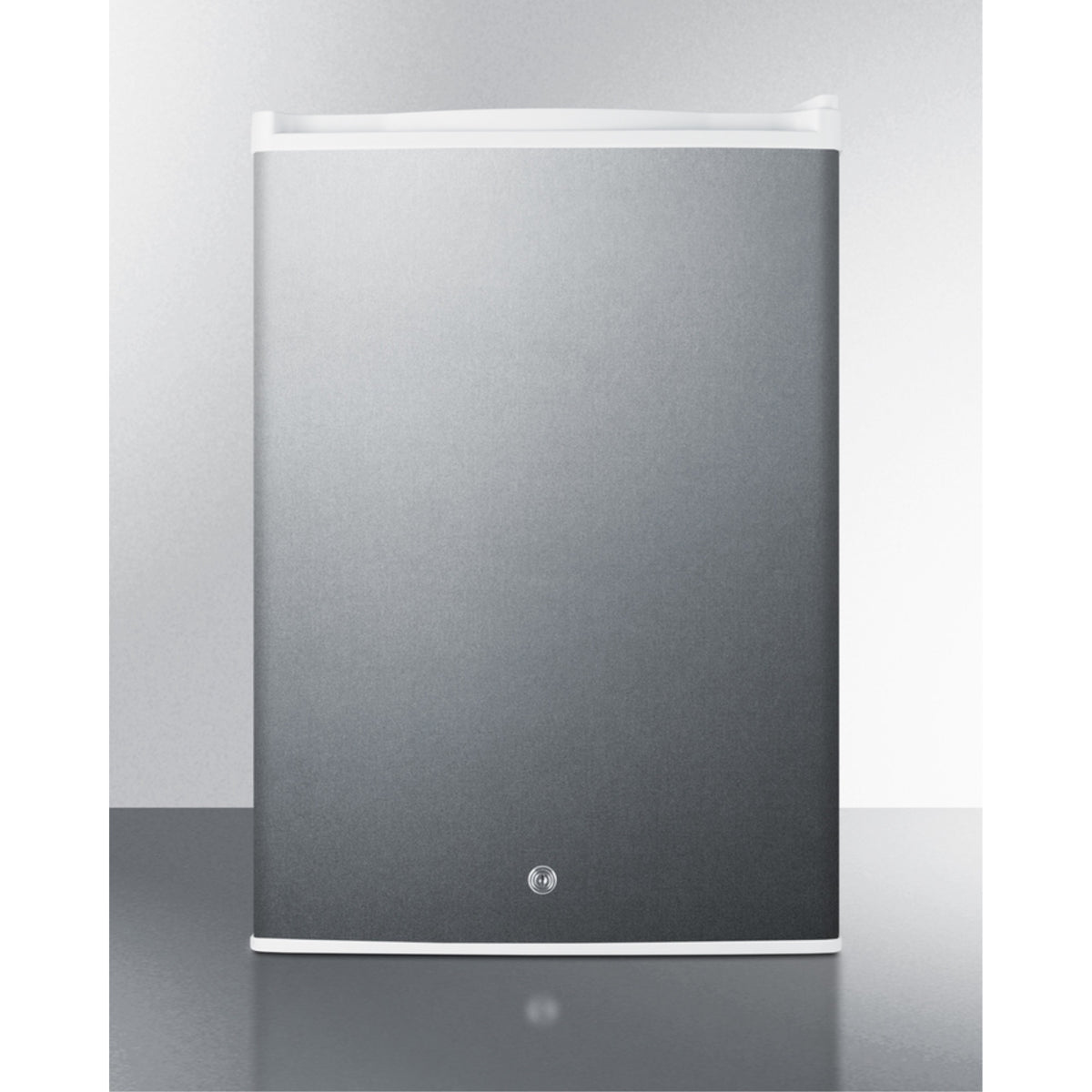 Commercial Style Built-In Capable Compact All-Refrigerator In Stainless Steel With Digital Thermostat