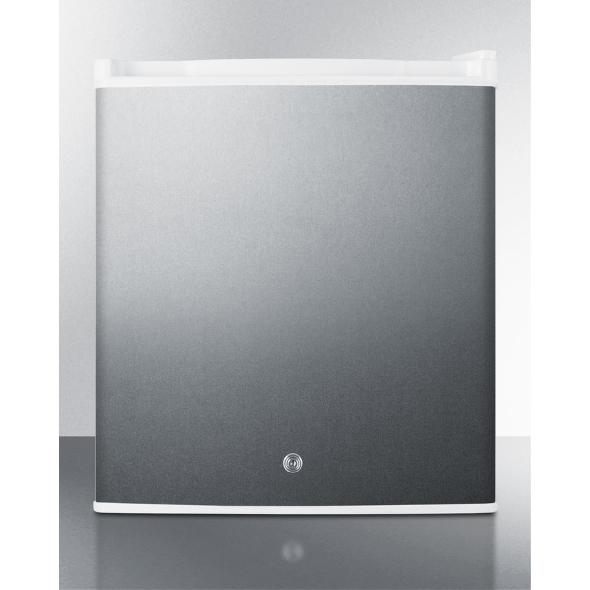 Commercial Style Compact Built-In All-Refrigerator With Digital Thermostat And Stainless Steel Exterior