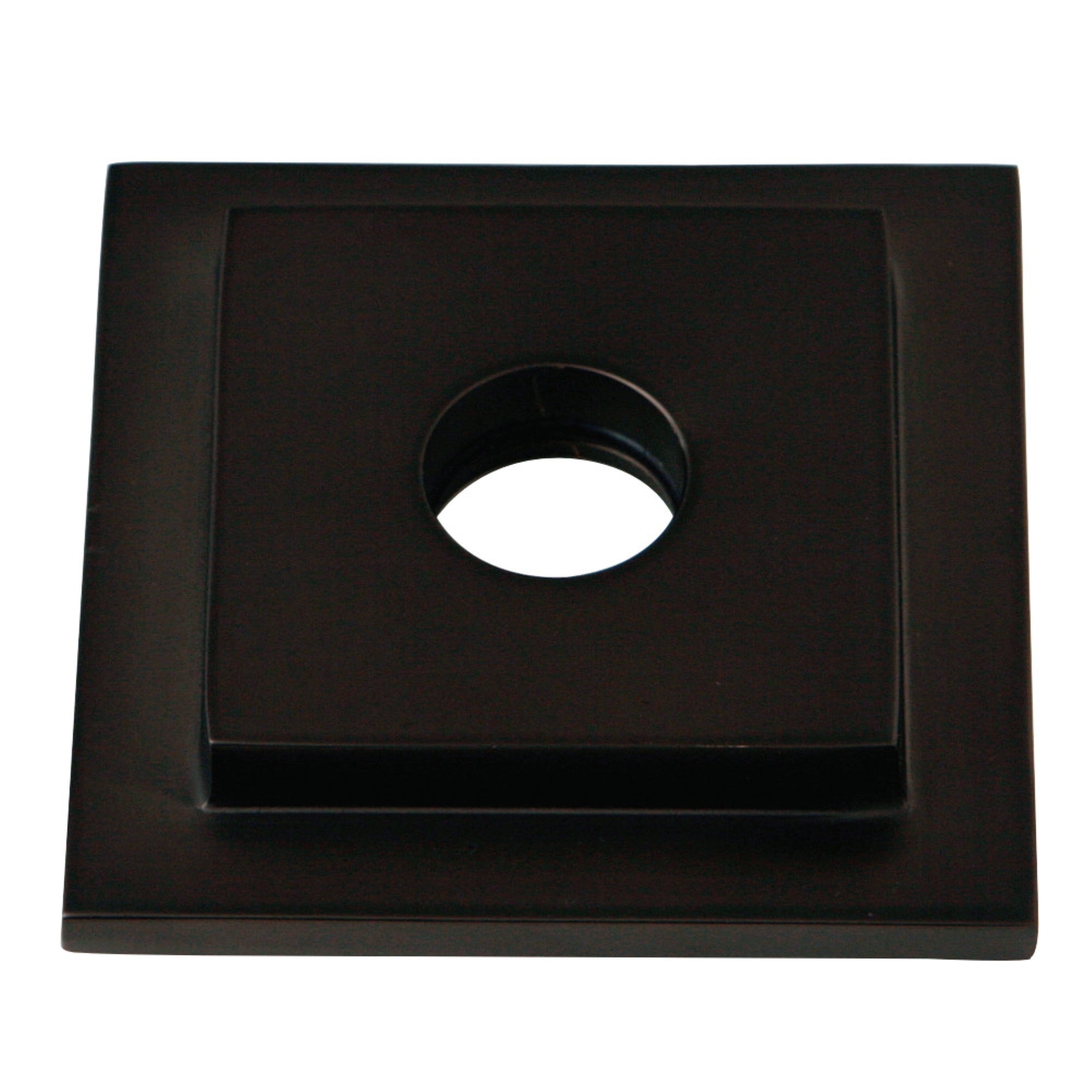 Kingston Brass Flsquare5 Claremont Heavy Duty Square Solid Cast Brass Shower Flange, Oil Rubbed Bronze