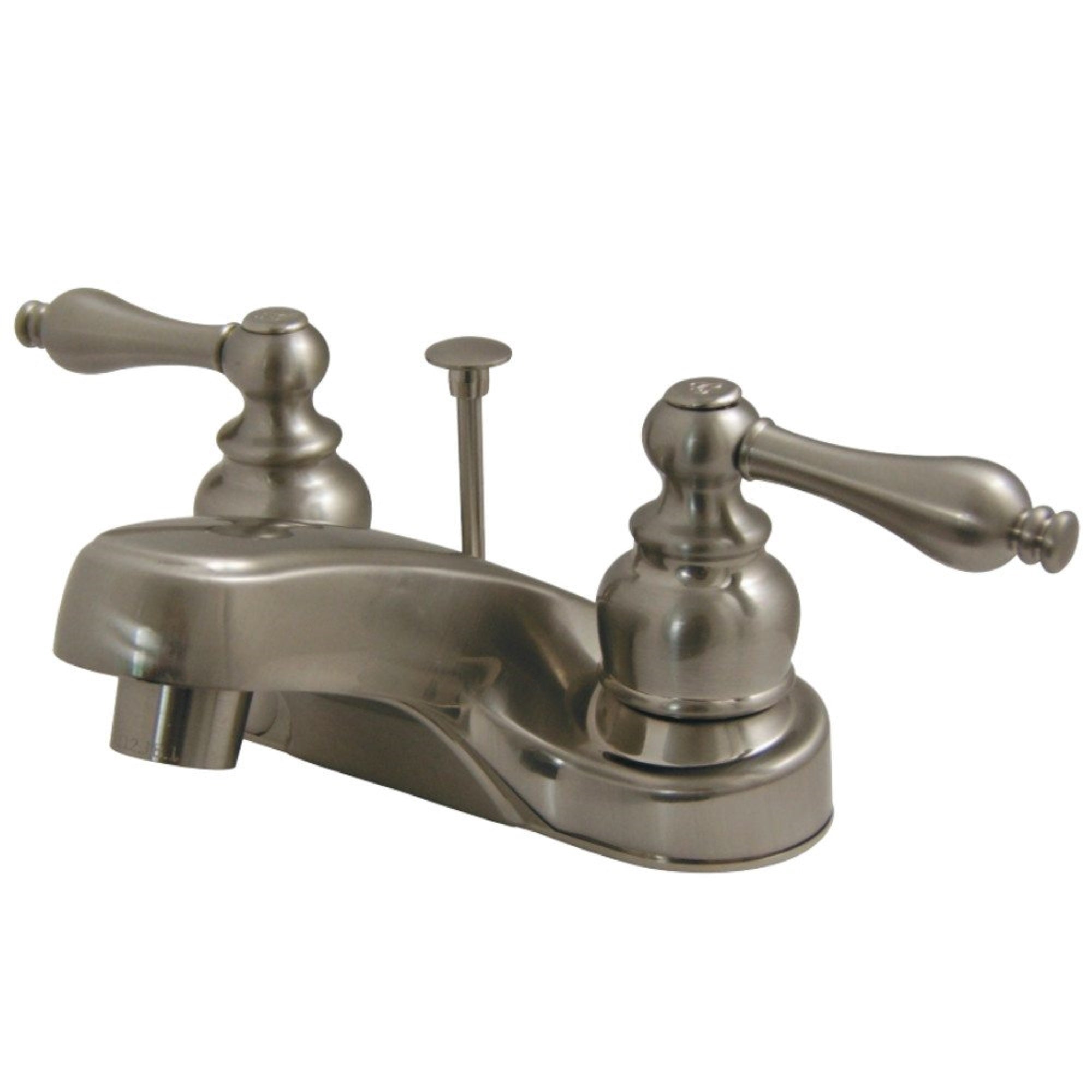 Kingston Brass Gkb258Al 4 In. Centerset Bathroom Faucet, Brushed Nickel