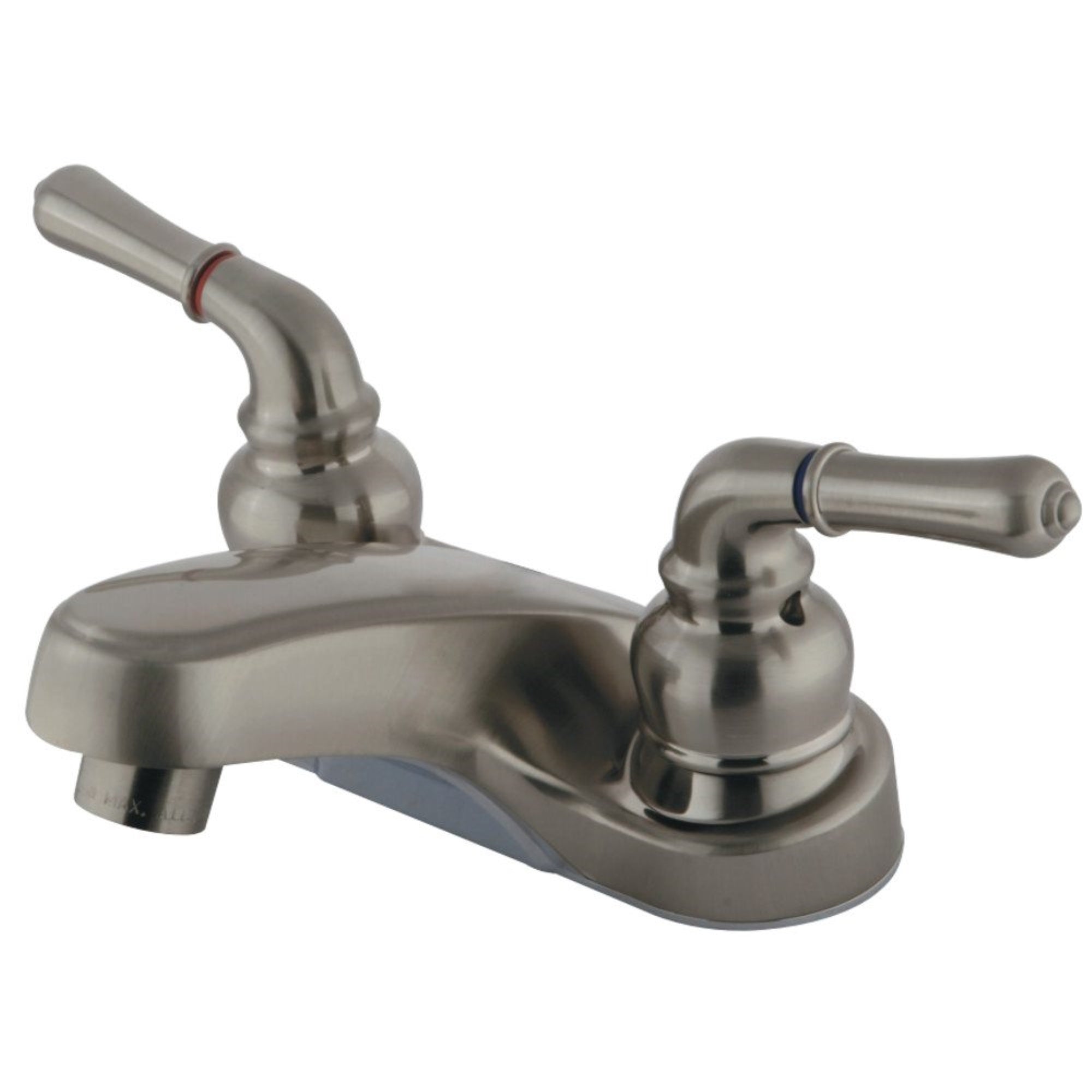 Kingston Brass Gkb258Lp 4 In. Centerset Bathroom Faucet, Brushed Nickel