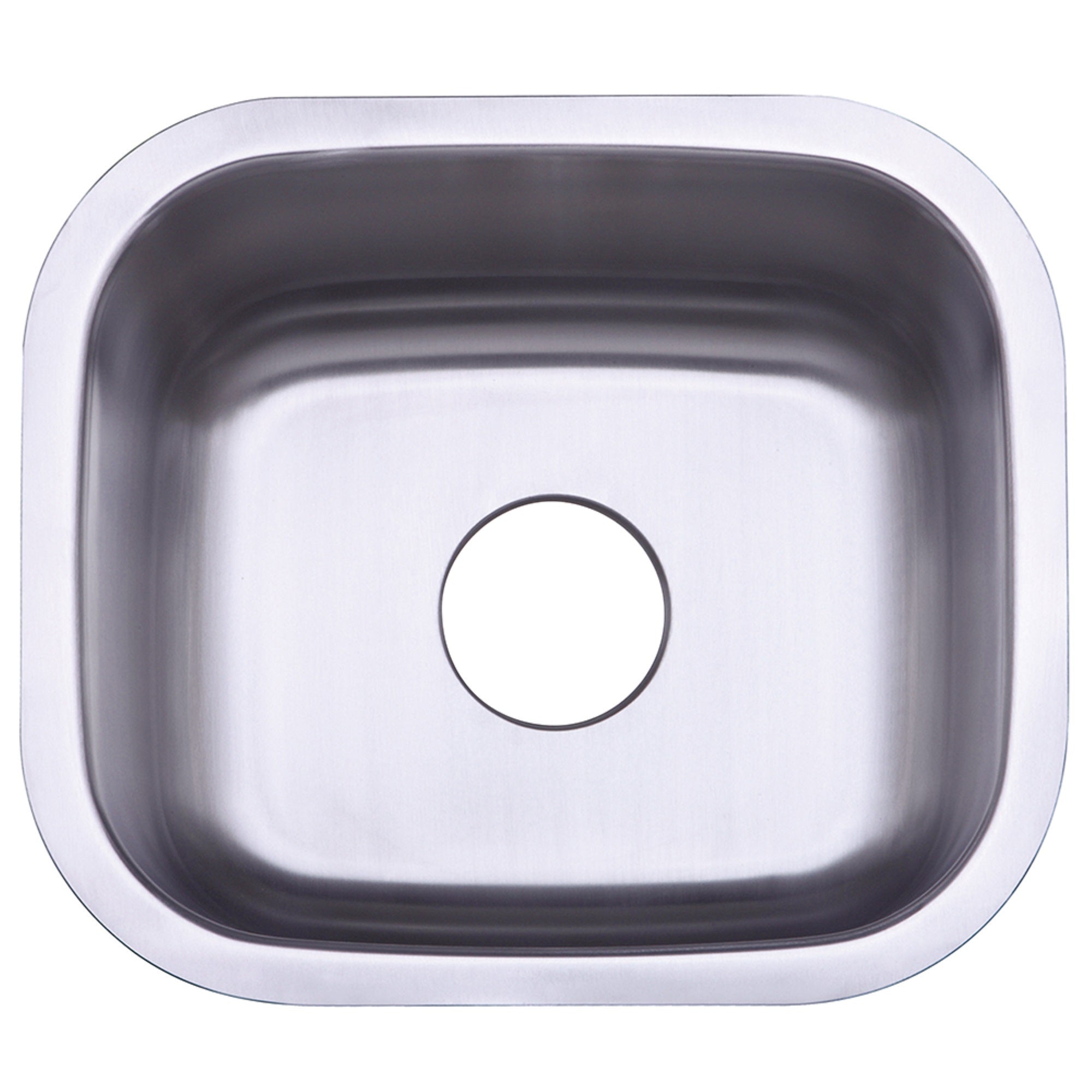 Gourmetier Gkus16168 Undermount Single Bowl Kitchen Sink, Brushed