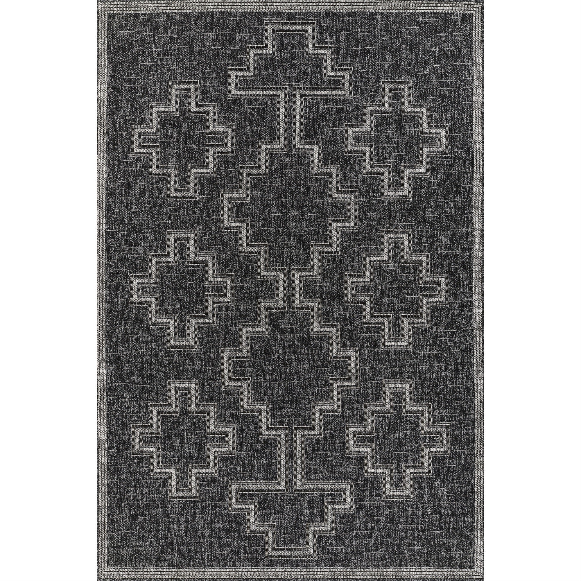 Momeni Hampton Ham-9/Black -2' X 3'