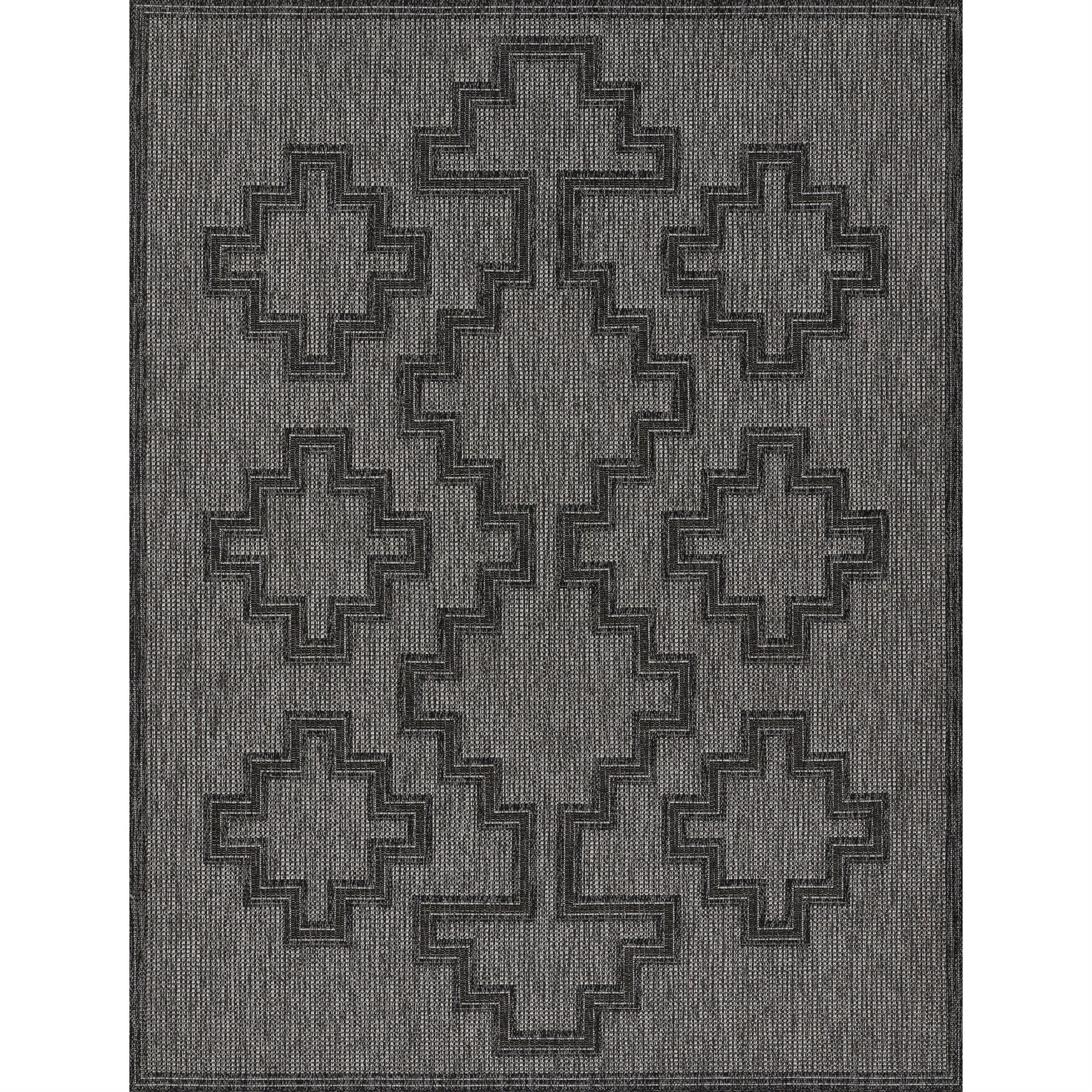 Momeni Hampton Ham-9/Charcoal -8' X 10'