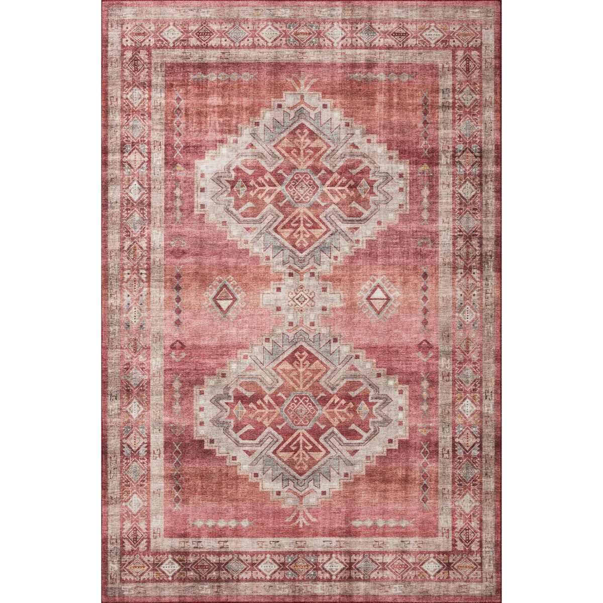 Loloi Ii Heidi Sunset / Natural 3'-6'' X 5'-6''