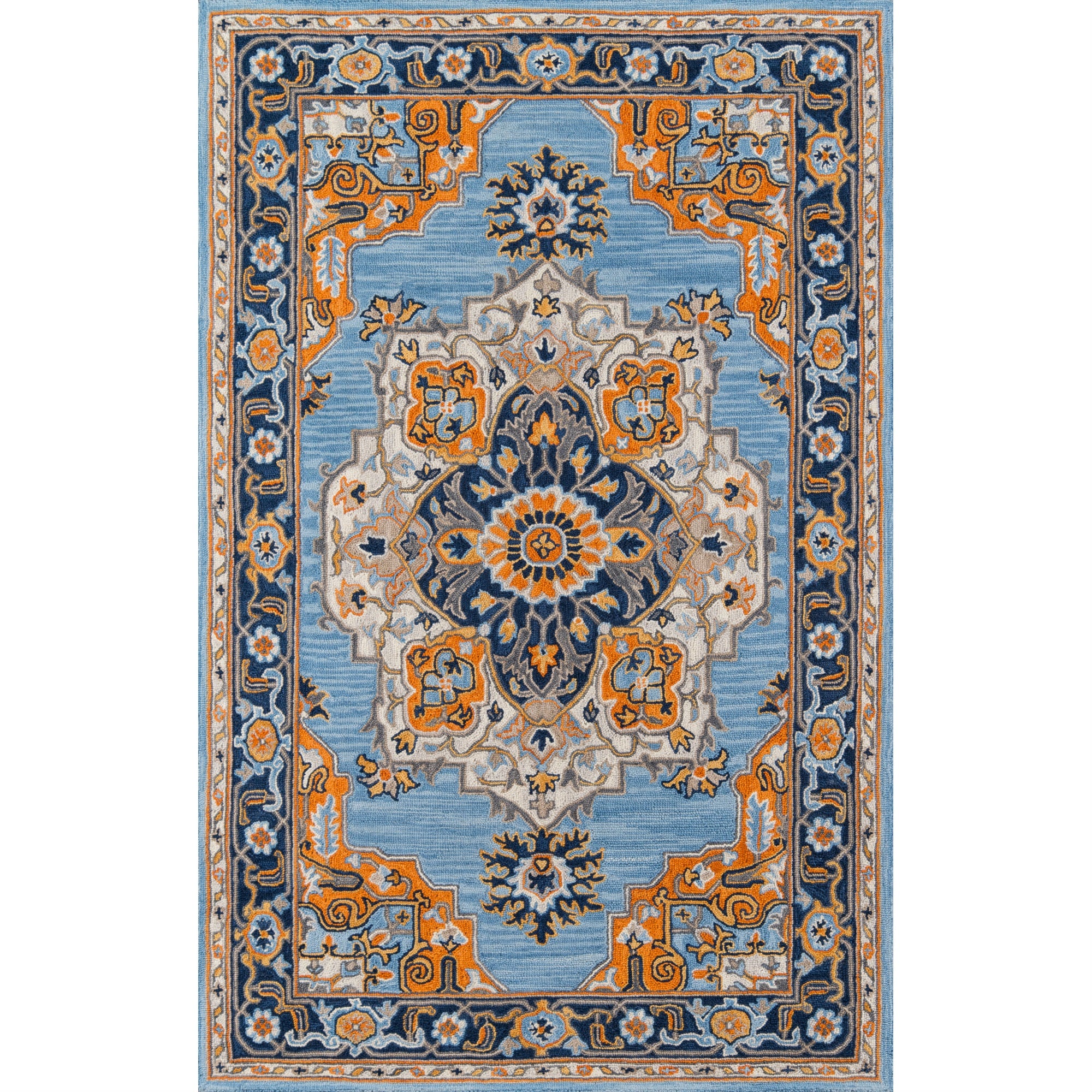 Momeni Ibiza Ibi-1 Blue  6' X 9'