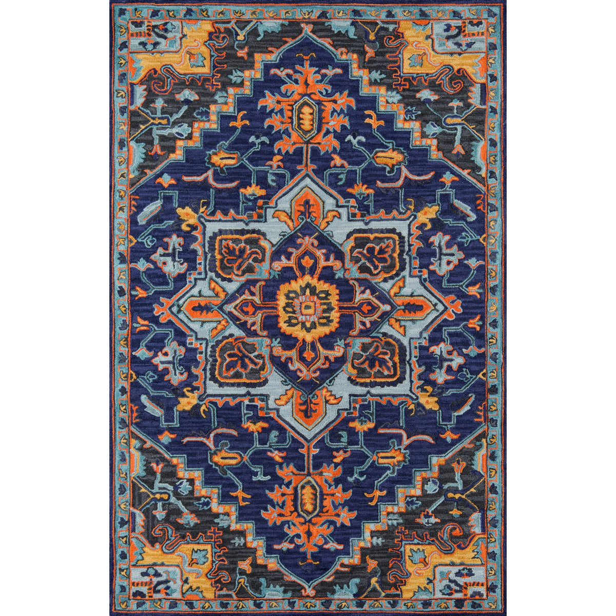 Momeni Ibiza Ibi-2 Navy  2' X 3'