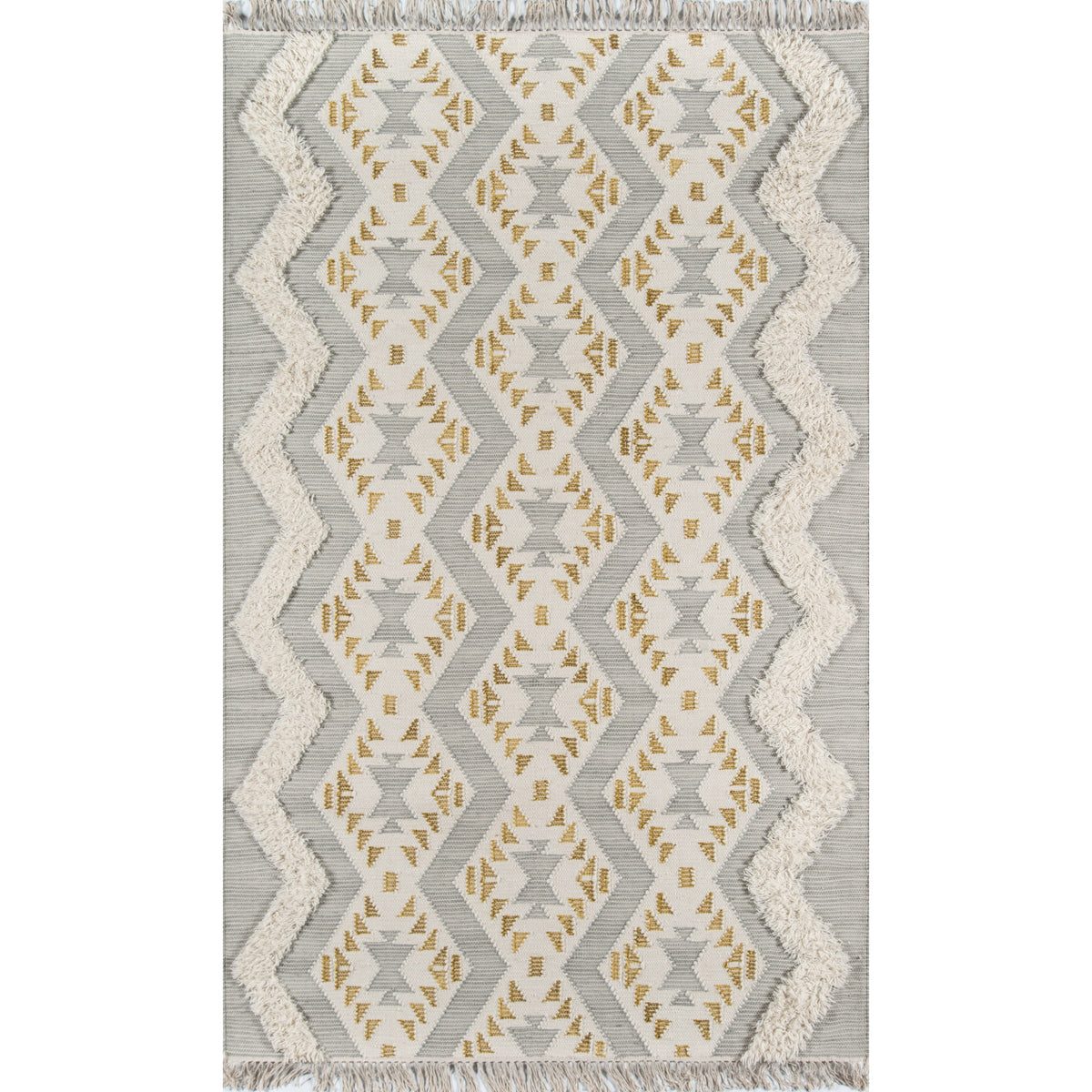 Novogratz Indio Ind-1 Grey Beverly 5' X 7'