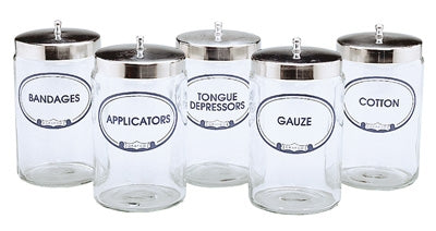 Sundry Jar Gls W/Cvr Tng Dep Grafco