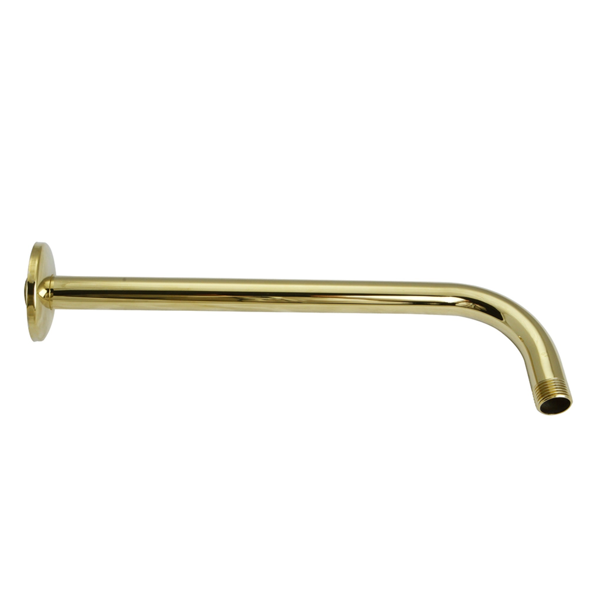 Kingston Brass K112A2 Claremont Raindrop Shower Arm, Polished Brass