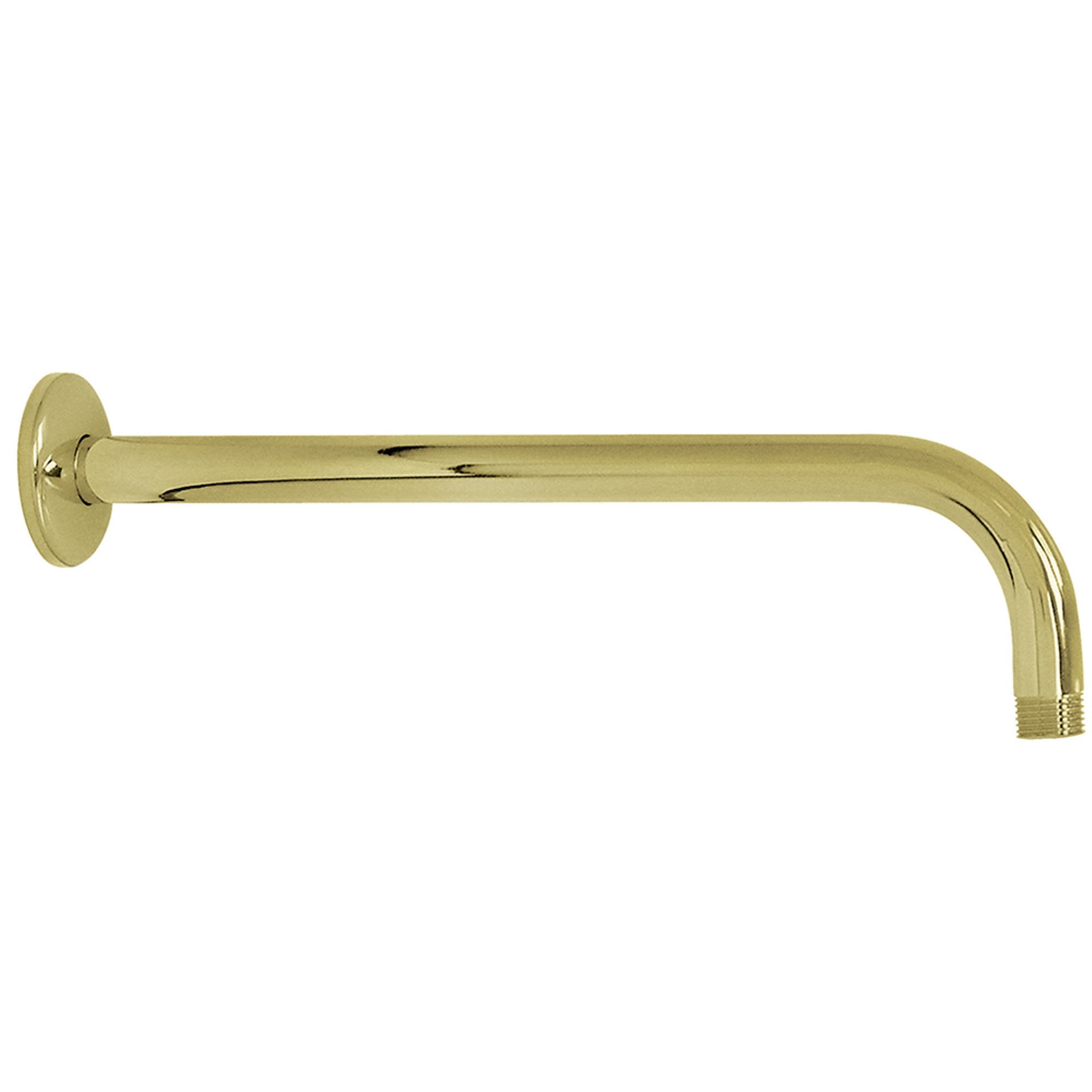 Kingston Brass K117A2 Claremont Raindrop Shower Arm, Polished Brass