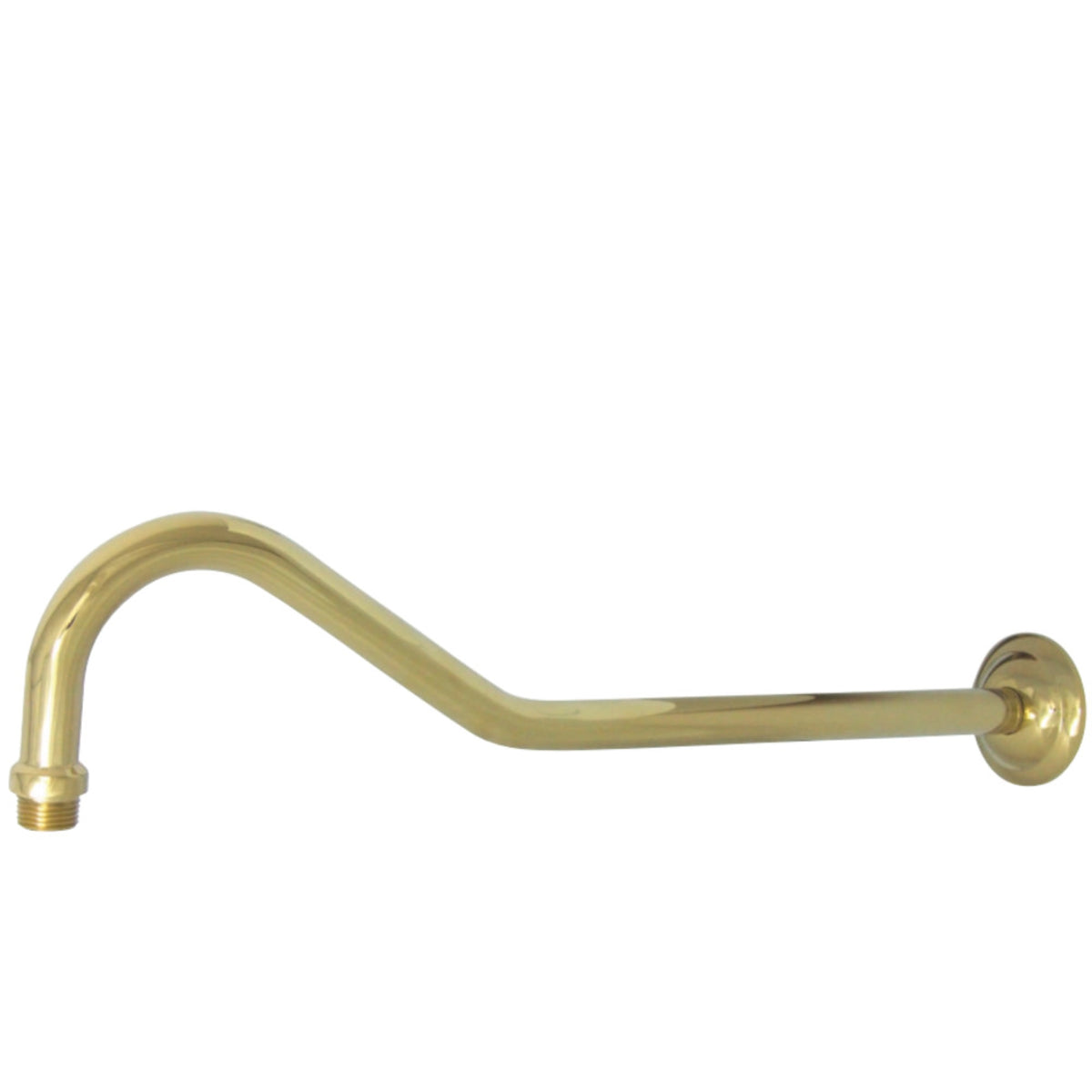 Kingston Brass K117C2 Restoration 17 In. Shower Arm, Polished Brass
