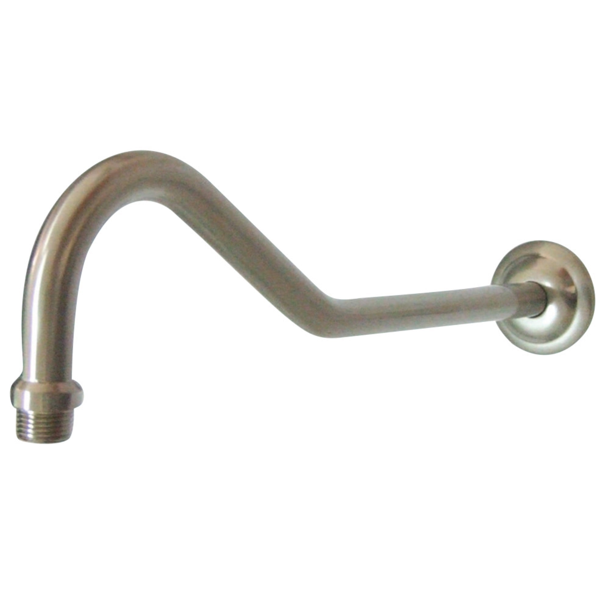 Kingston Brass K117C8 Restoration 17 In. Shower Arm, Brushed Nickel