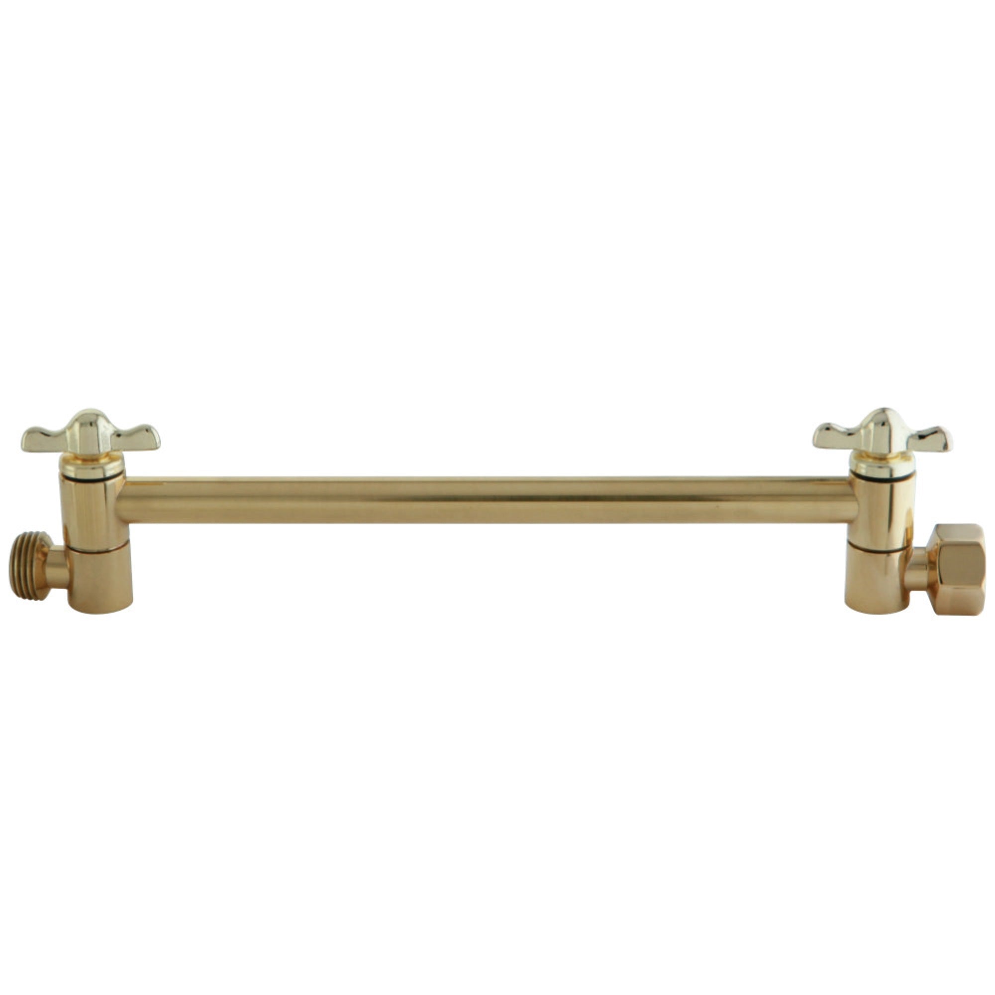 Kingston Brass K153A2 10'' High-Low Shower Arm Adjustable, Polished Brass