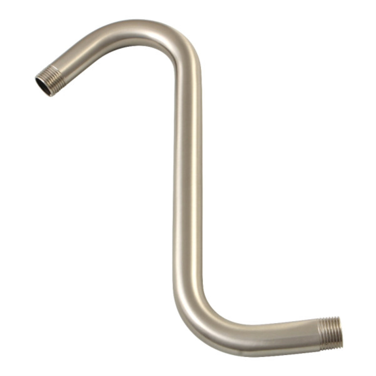 Kingston Brass K159A8 10'' S-Shape Shower Arm, Brushed Nickel