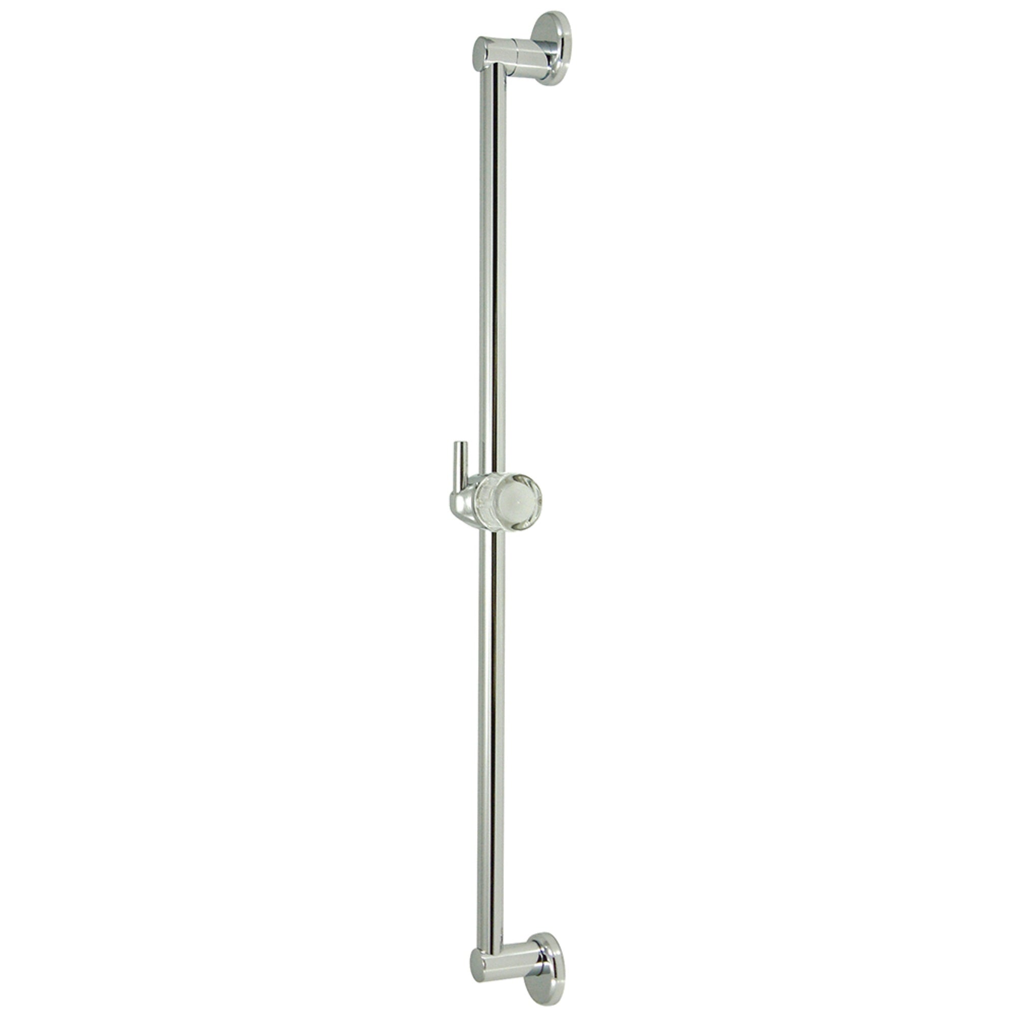 Kingston Brass K180A1 Made To Match 24'' Shower Slide Bar With Pin Wall Hook, Polished Chrome