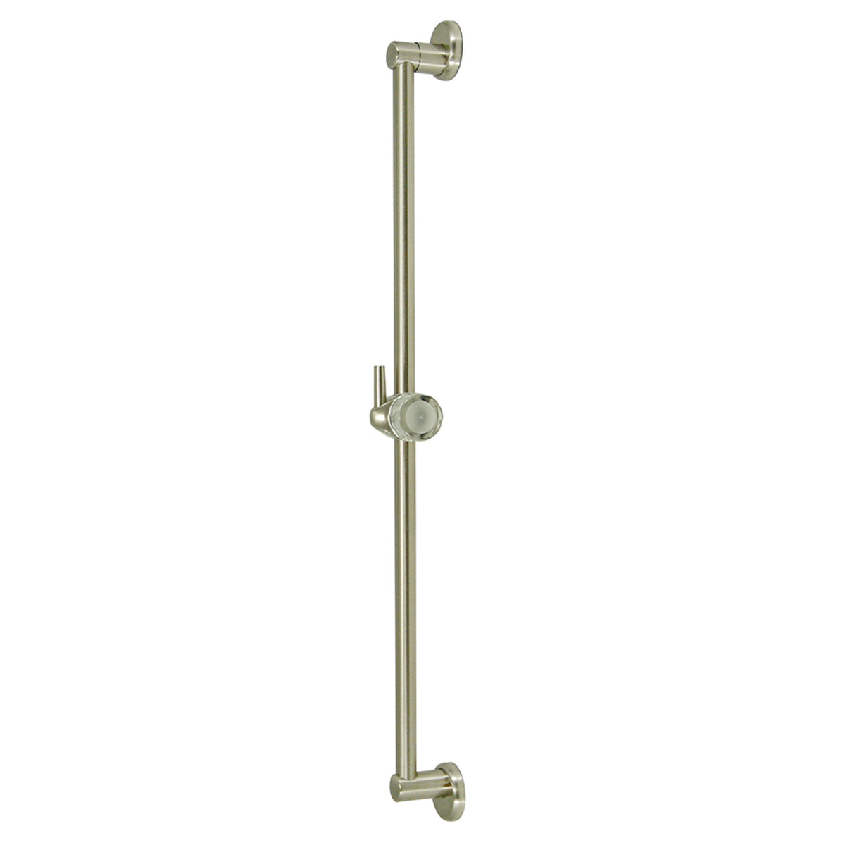 Kingston Brass K180A8 24'' Shower Slide Bar With Pin Wall Hook, Brushed Nickel