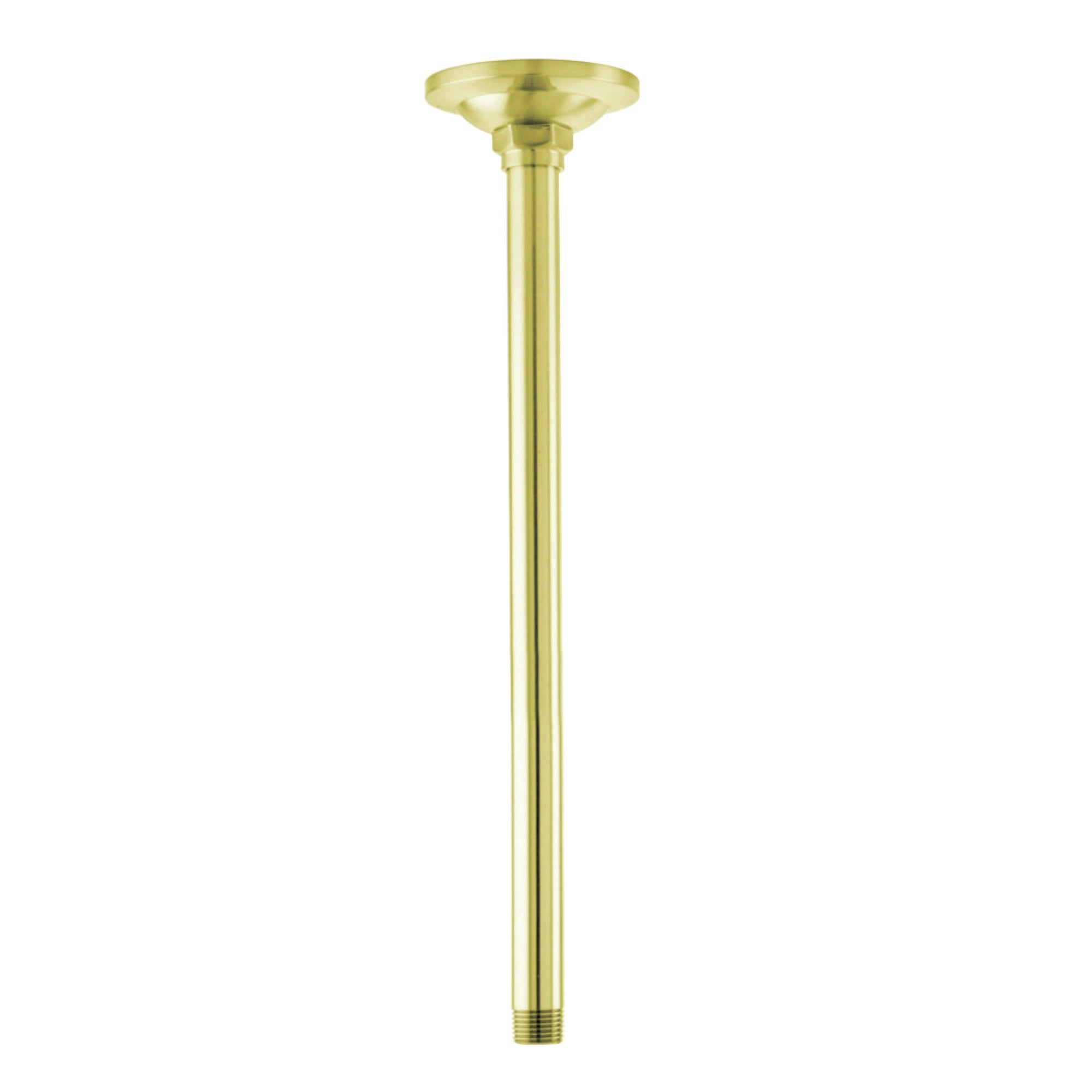 Kingston Brass K210A2 Trimscape 10'' Raindrop Shower Arm, Polished Brass