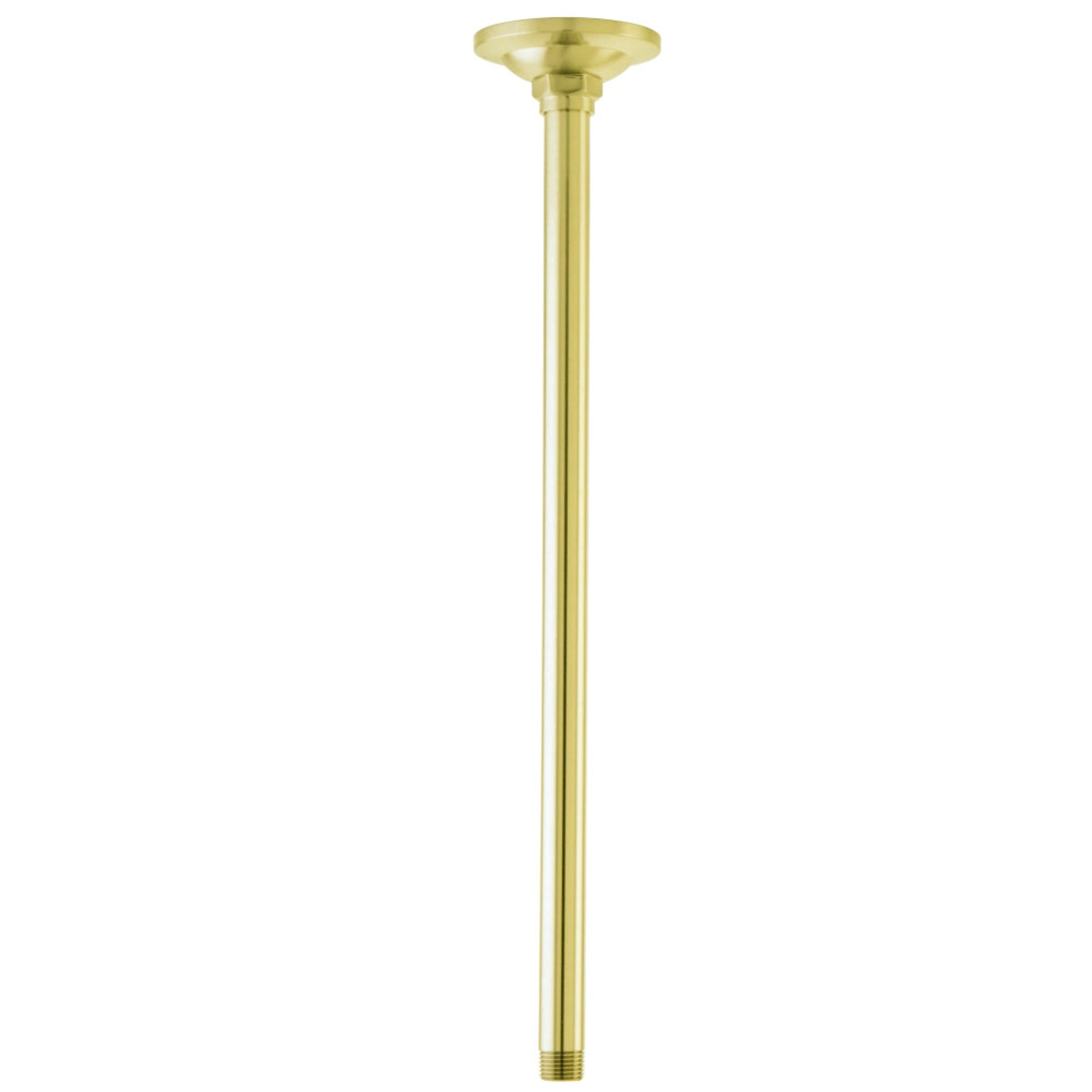 Kingston Brass K217A2 Trimscape 17'' Raindrop Shower Arm, Polished Brass
