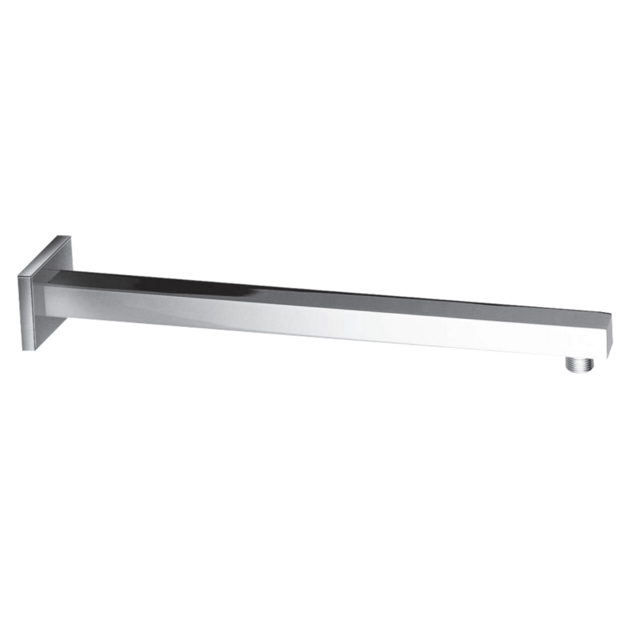 Kingston Brass K4161 Claremont 15-3/4 In. Raindrop Shower Arm With Flange, Polished Chrome