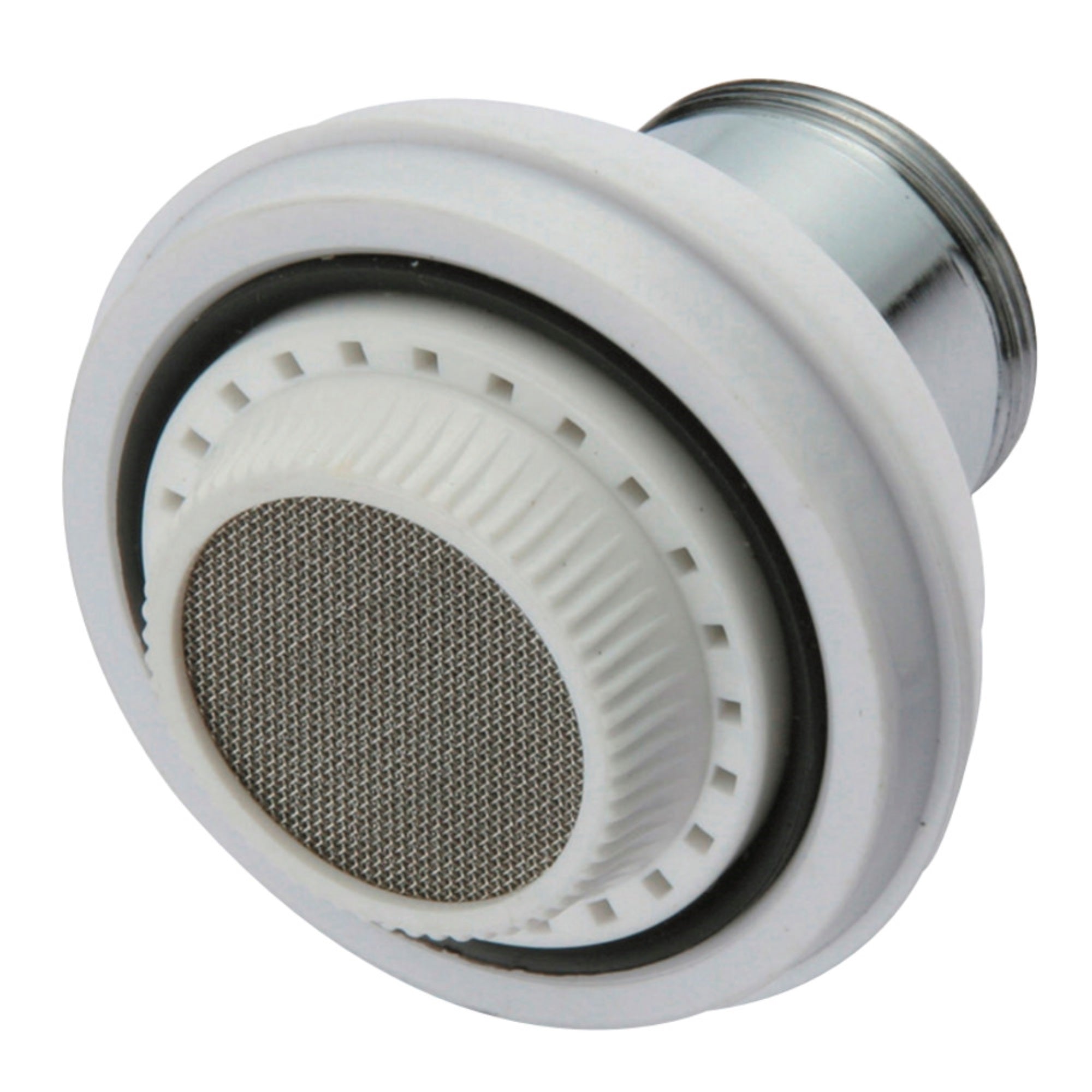 Kingston Brass Ka321C20 Wide Range Swivel Kitchen Aerator With Brass Ball Joint, Polished Chrome