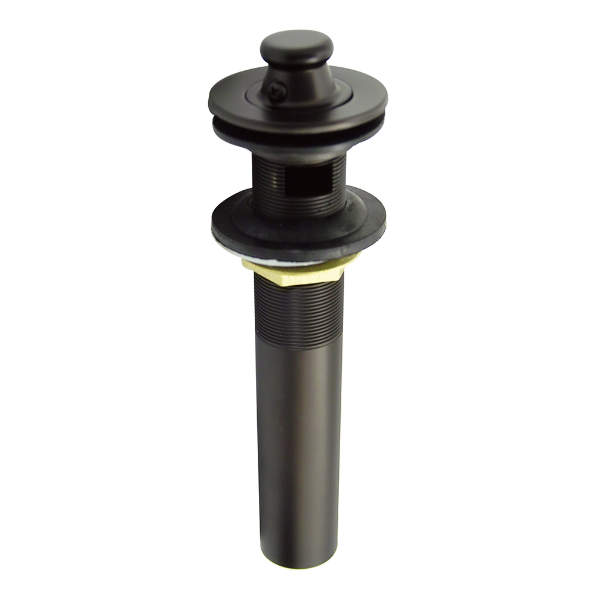 Kingston Brass Kb3005 Lift And Turn Sink Drain With Overflow Hole, 17 Gauge, Oil Rubbed Bronze