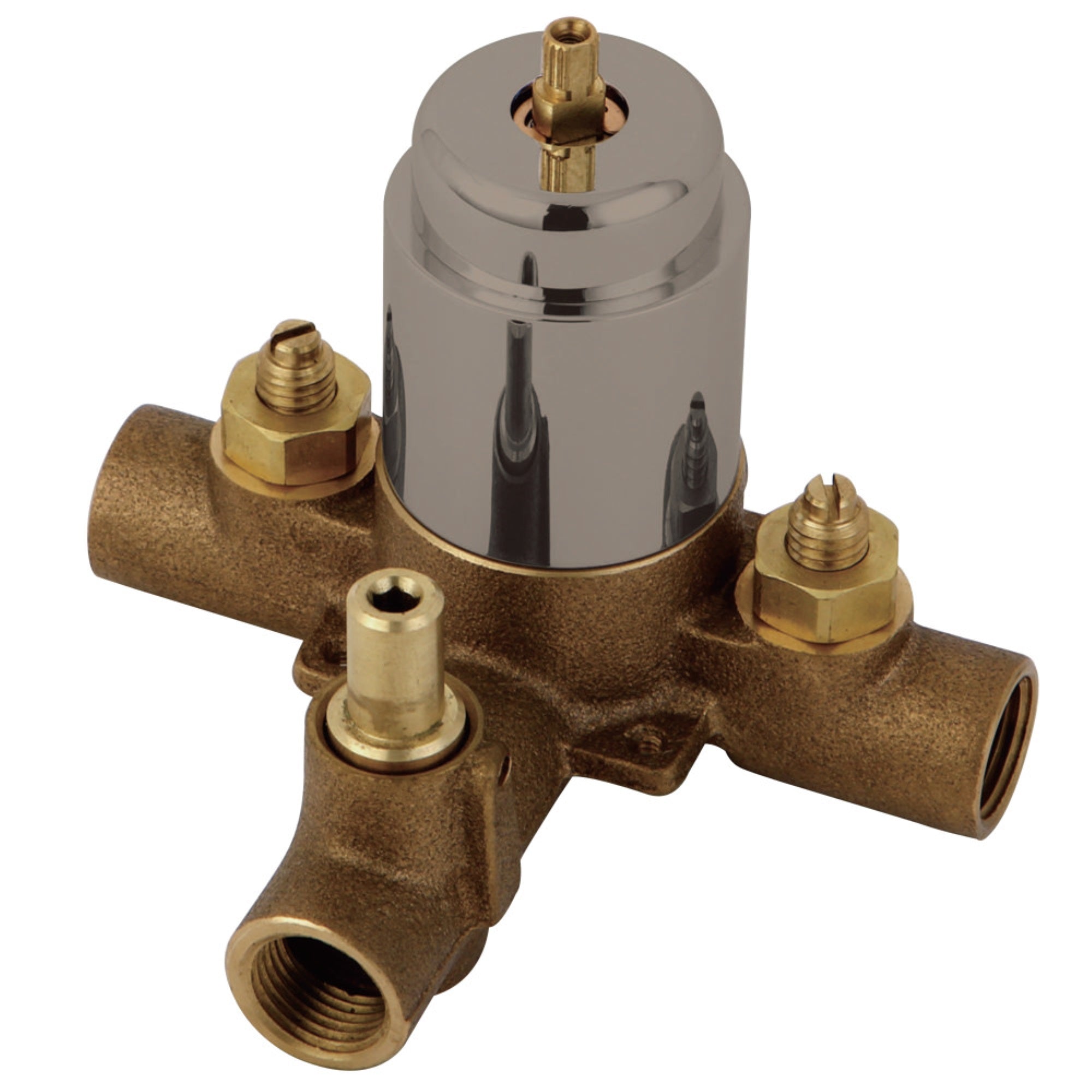 Kingston Brass Kb36380V Plumbing Parts Tub & Shower Valve Only, Brushed Nickel