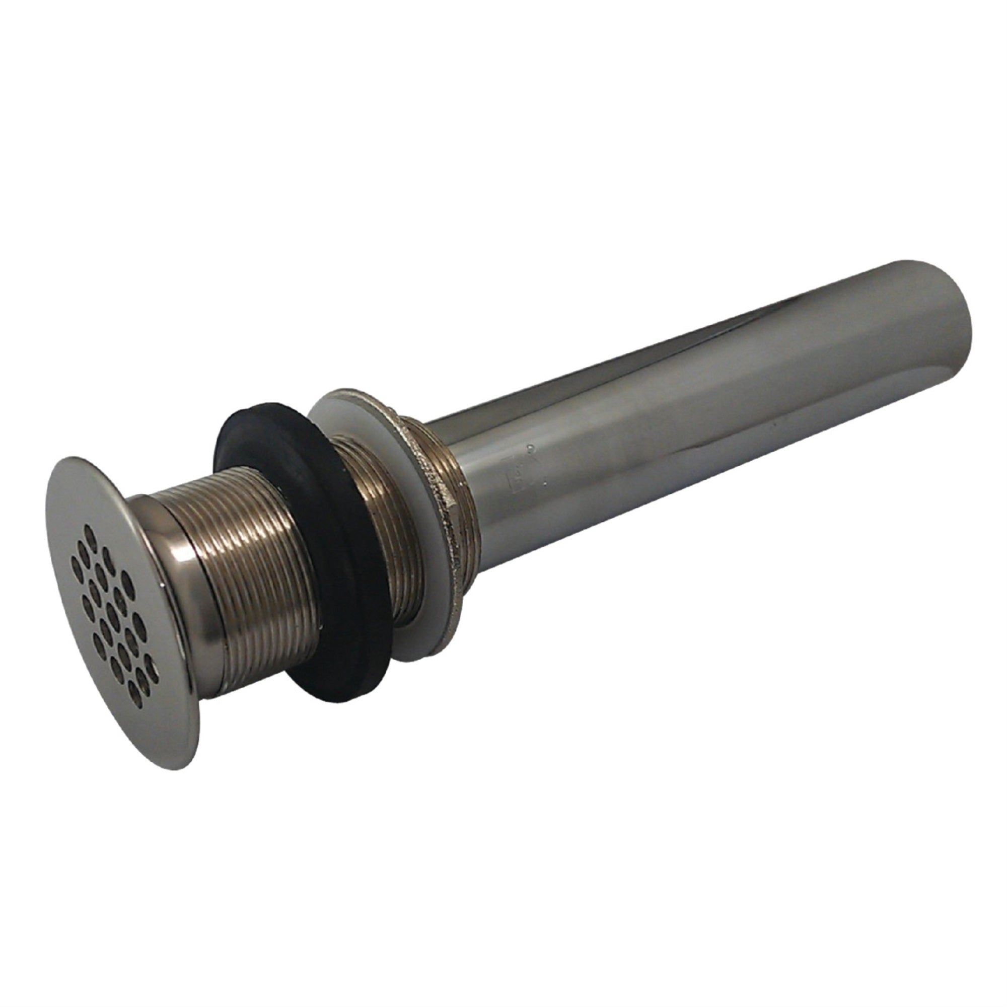 Kingston Brass Kb4008 19-Hole Grid Drain Without Overflow, 17 Gauge, Brushed Nickel