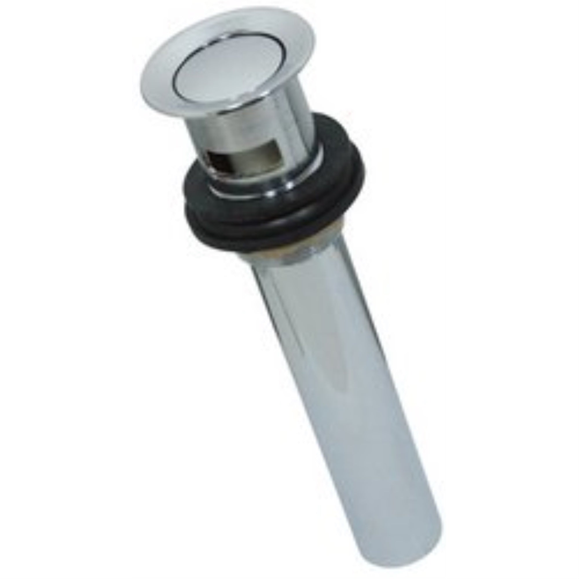 Kingston Brass Kb8101 Push Pop-Up Drain With Overflow, 22 Gauge, Polished Chrome