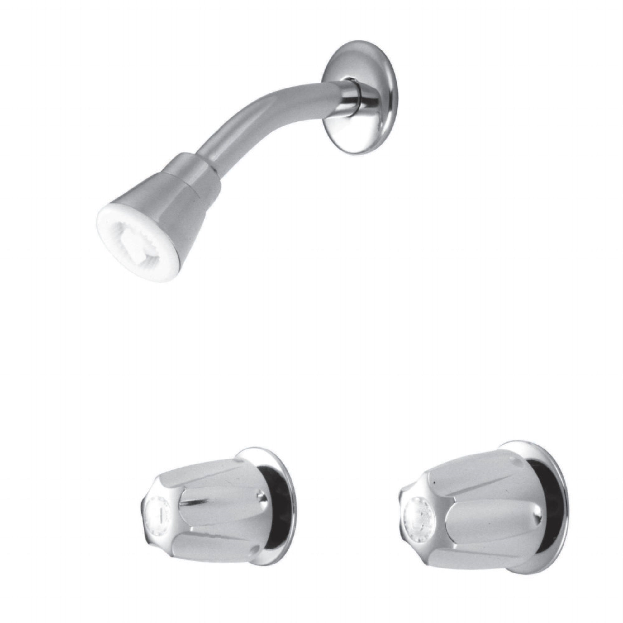 Kingston Brass Kf114 Generic Twin Handle 8'' Center Tub & Shower Valve Without Spout, Polished Chrome