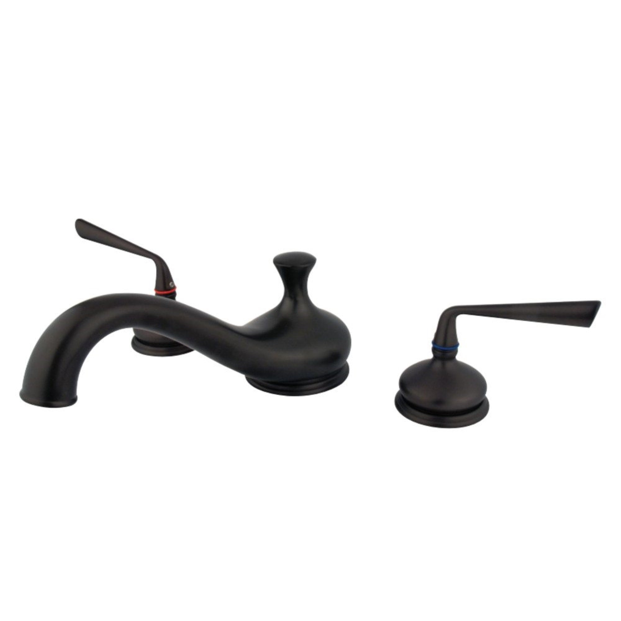 Kingston Brass Ks3335Zl Silver Sage Roman Tub Faucet, Oil Rubbed Bronze