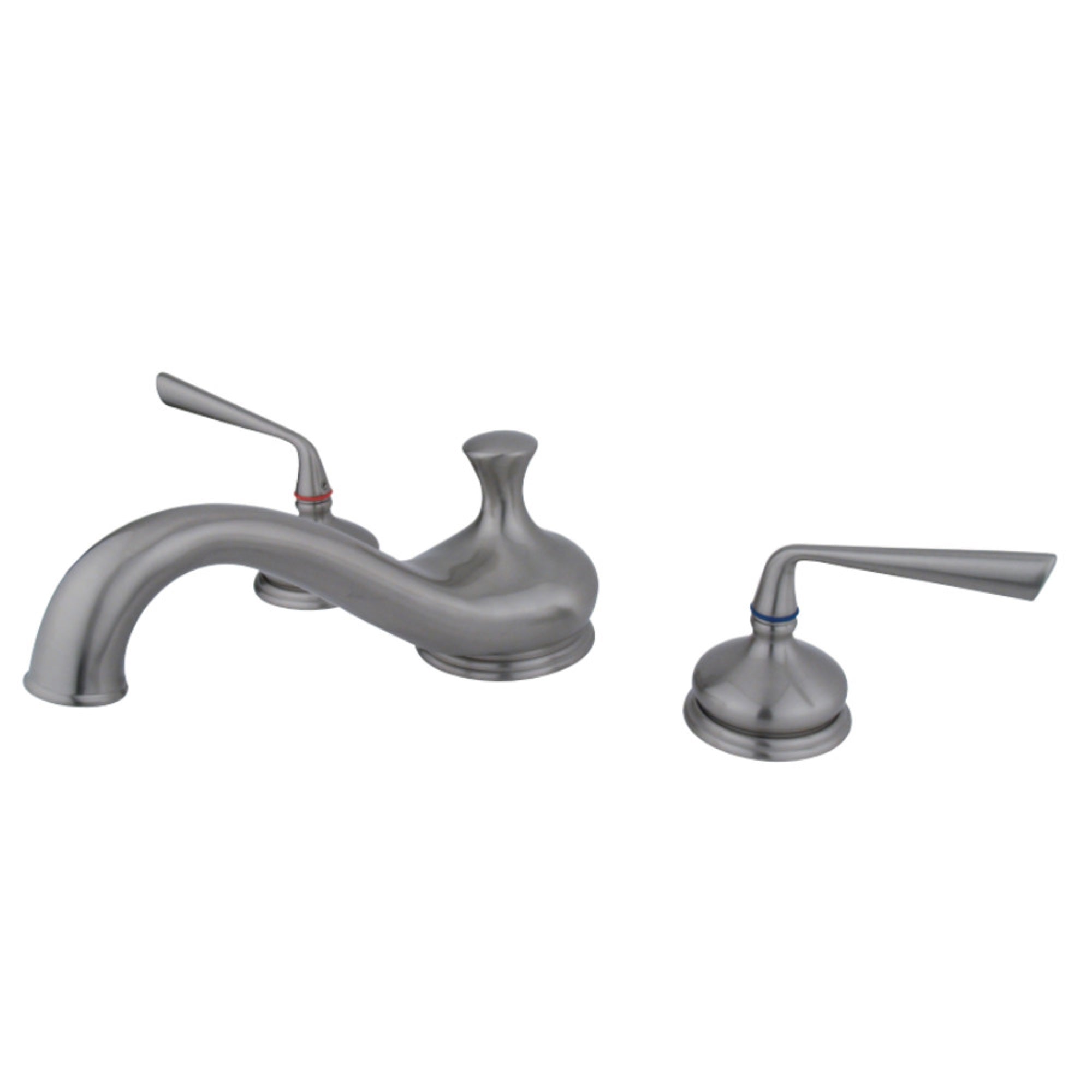 Kingston Brass Ks3338Zl Silver Sage Roman Tub Faucet, Brushed Nickel