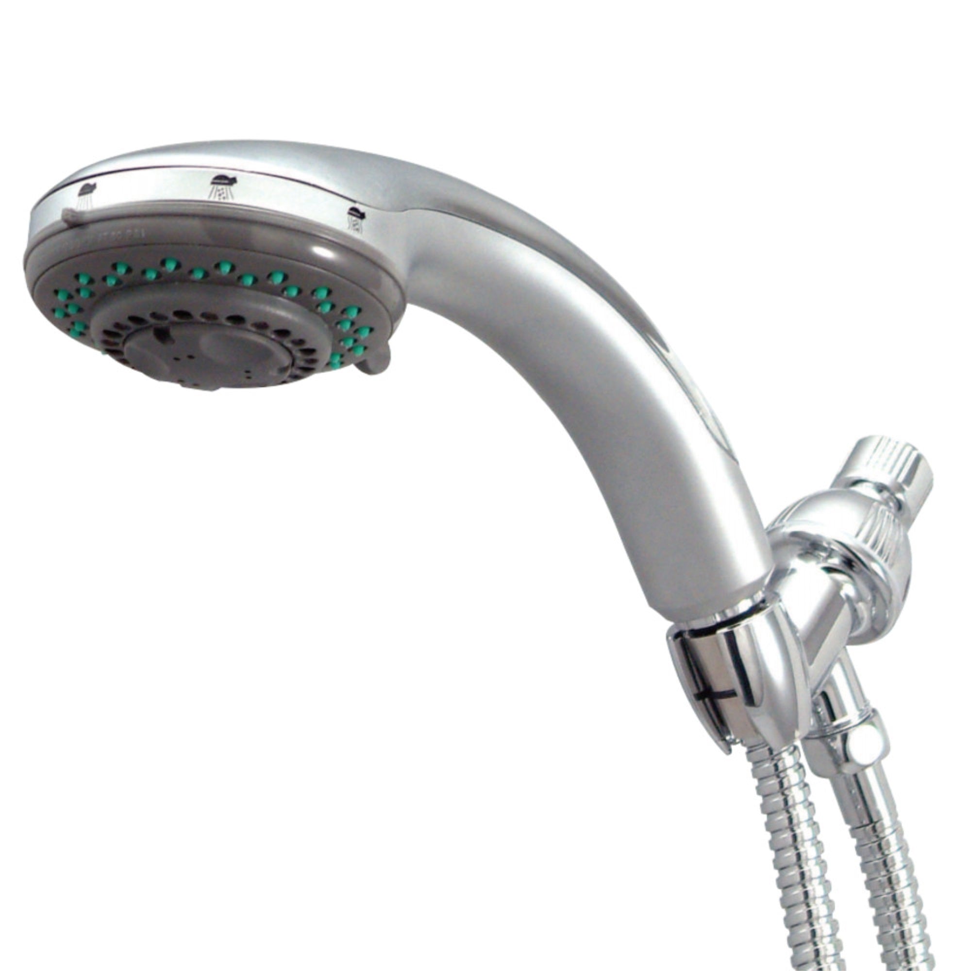 Kingston Brass Kx2528B 5 Setting Hand Shower With Stainless Steel Hose, Brushed Nickel