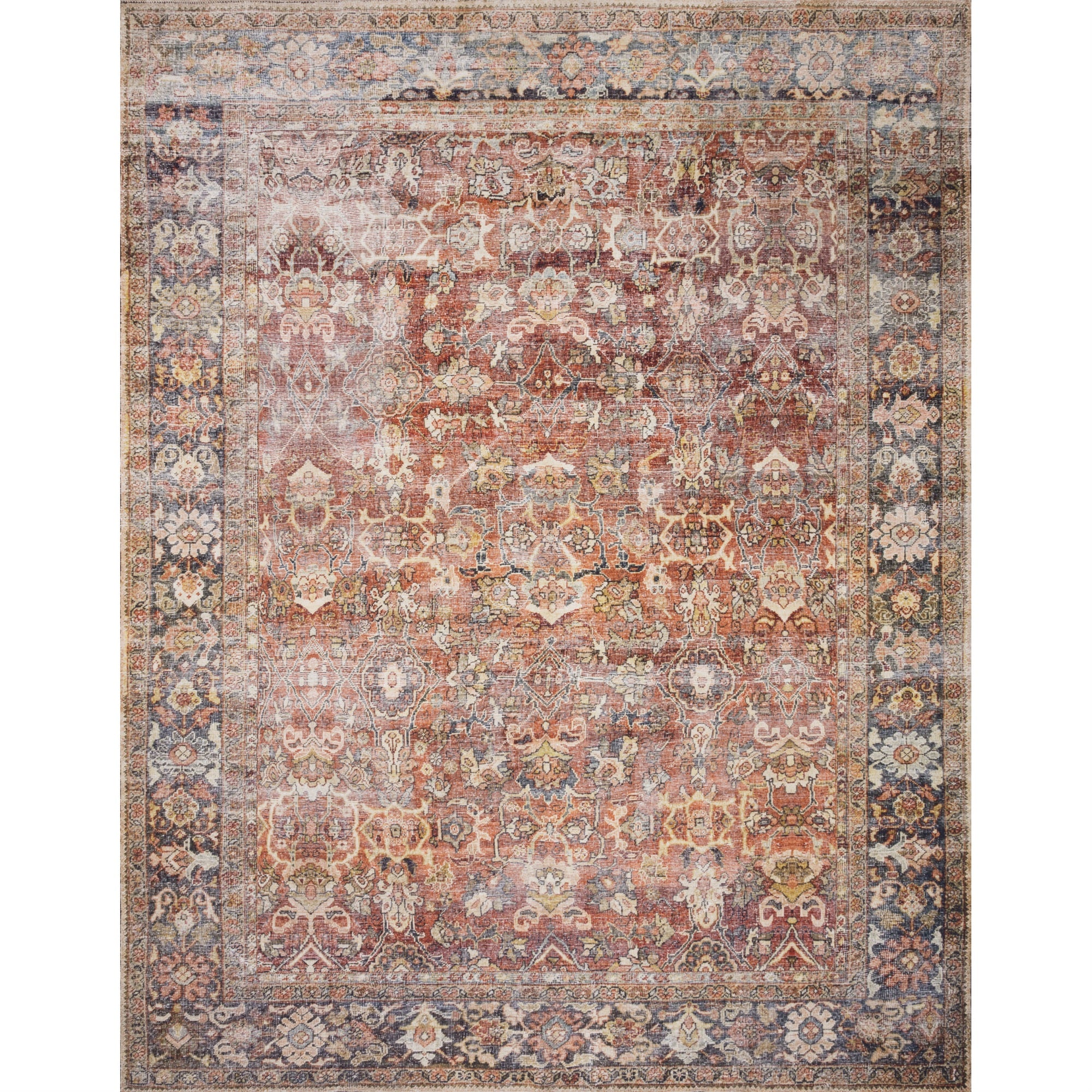 Layla Spice / Marine - 2'-0'' X 5'-0''