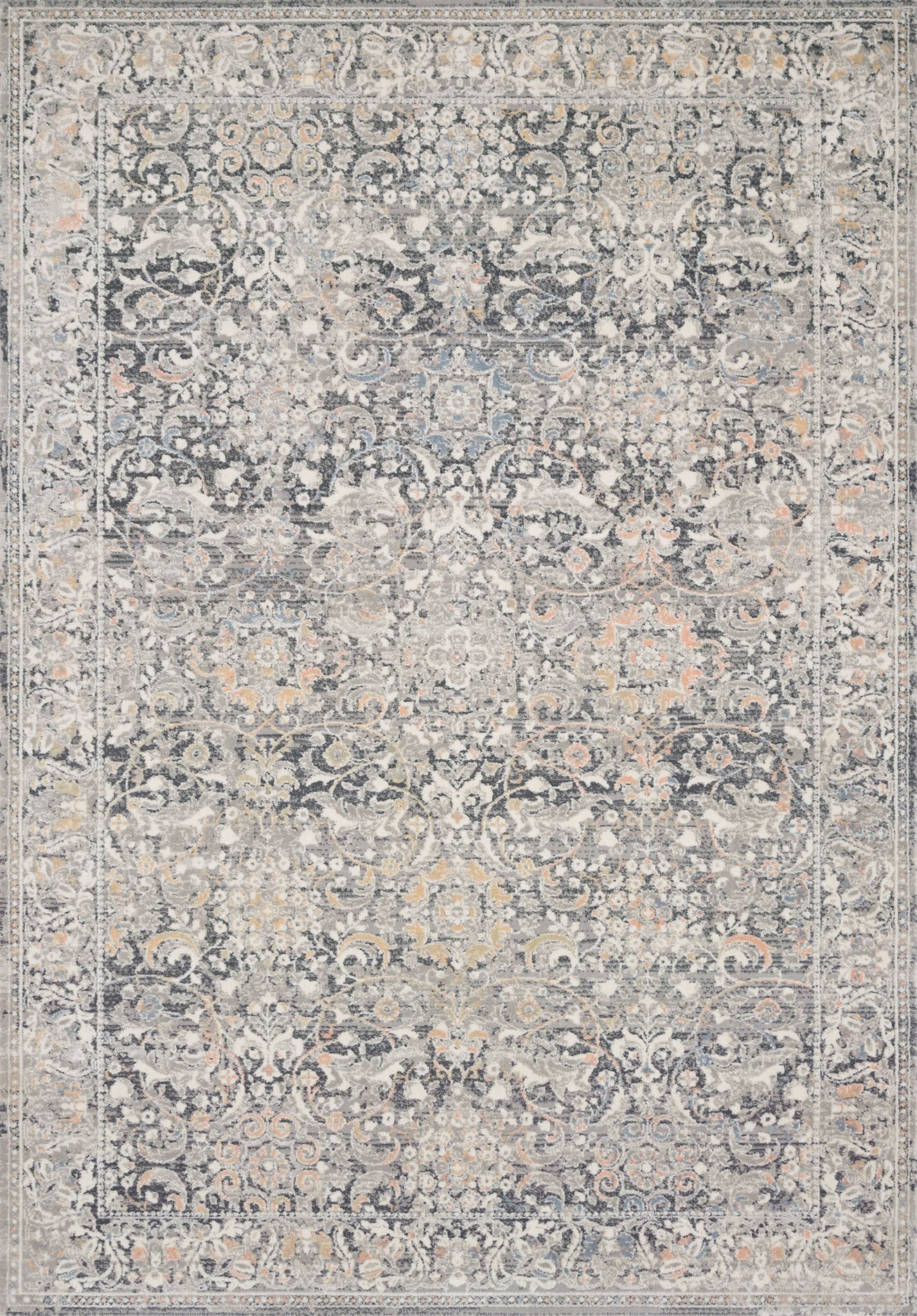 Lucia 2'-0'' X 3'-0'' Rug, Grey / Mist