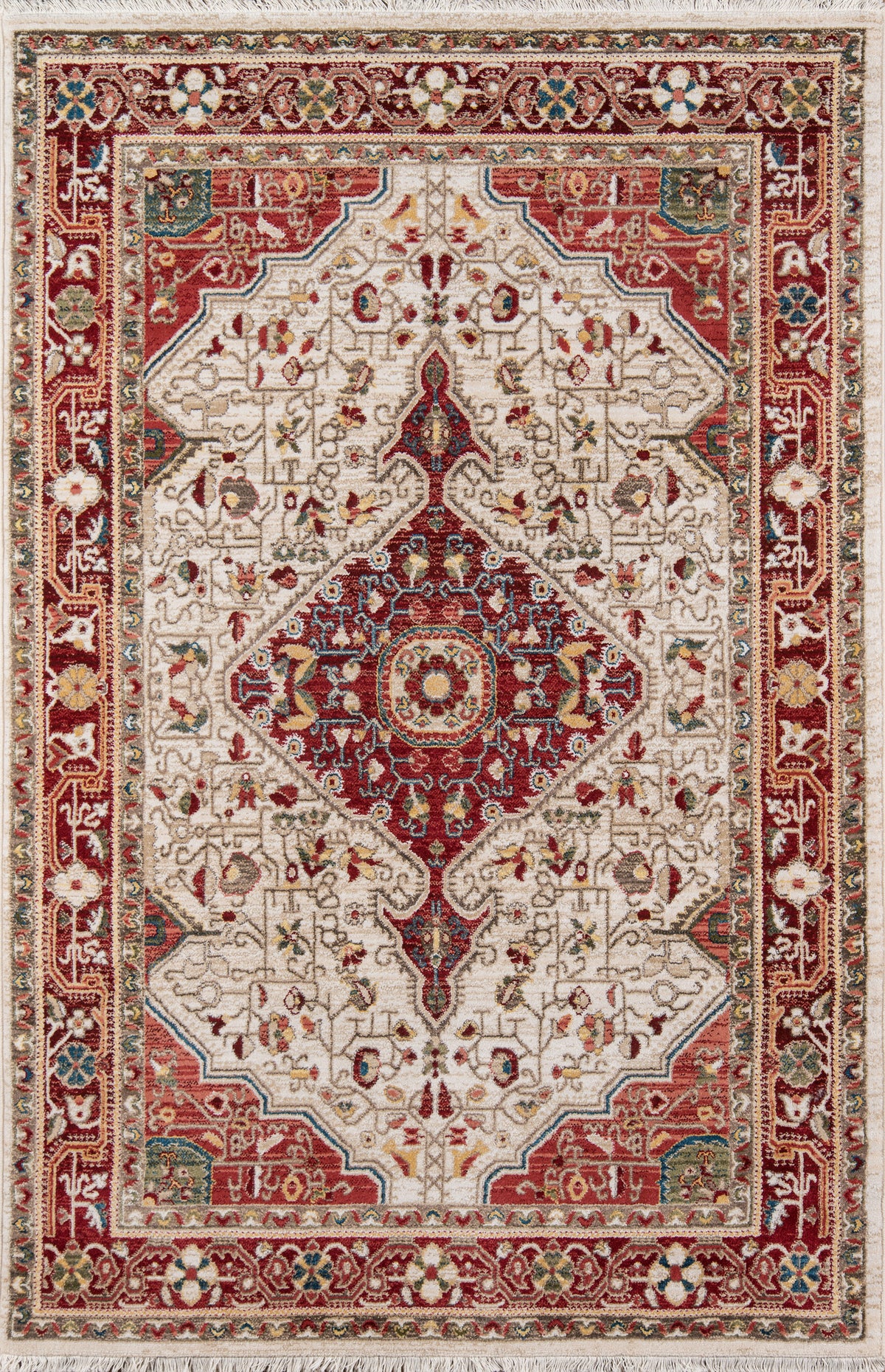 Momeni Lenox Le-02 Red  5' X 7'5''